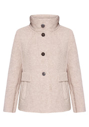Teddy-Jacke aus Wollmix