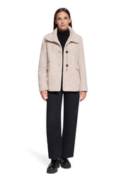 Teddy-Jacke aus Wollmix