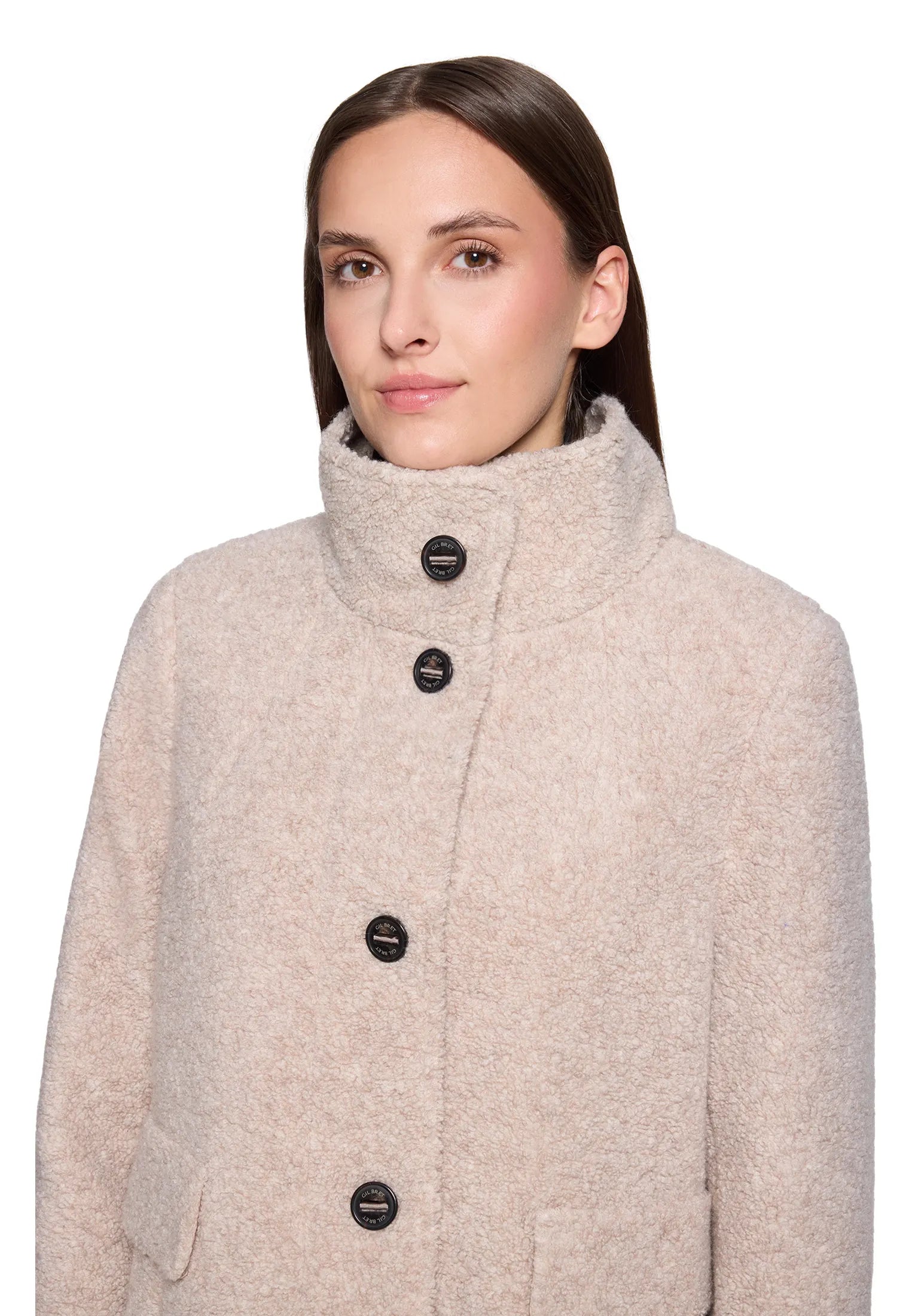 Teddy-Jacke aus Wollmix