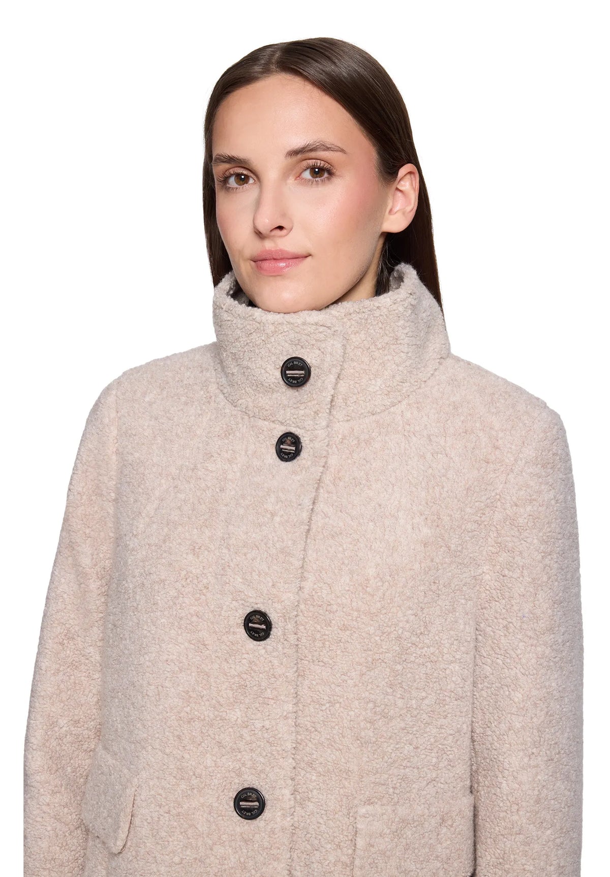 Teddy-Jacke aus Wollmix