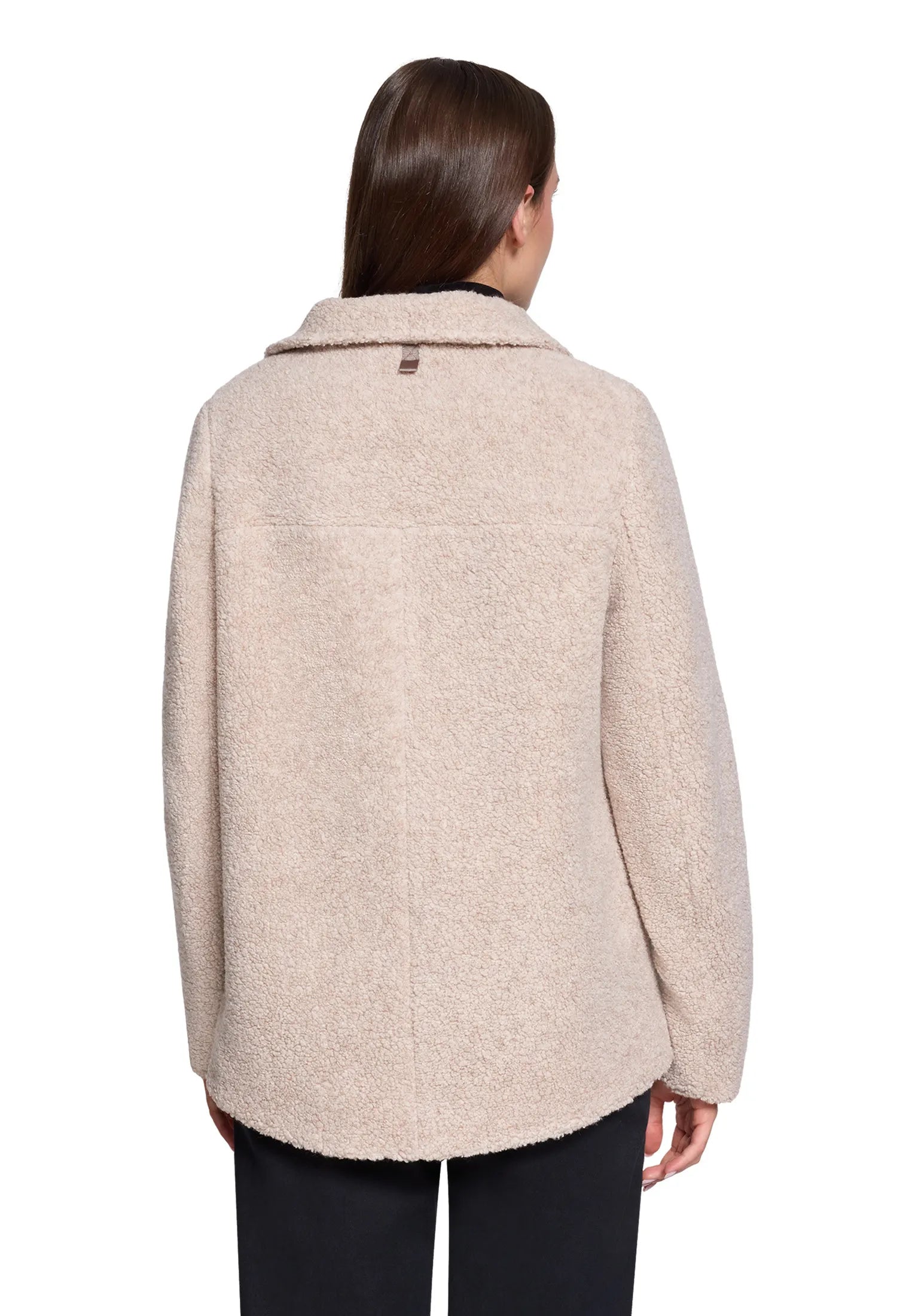 Teddy-Jacke aus Wollmix