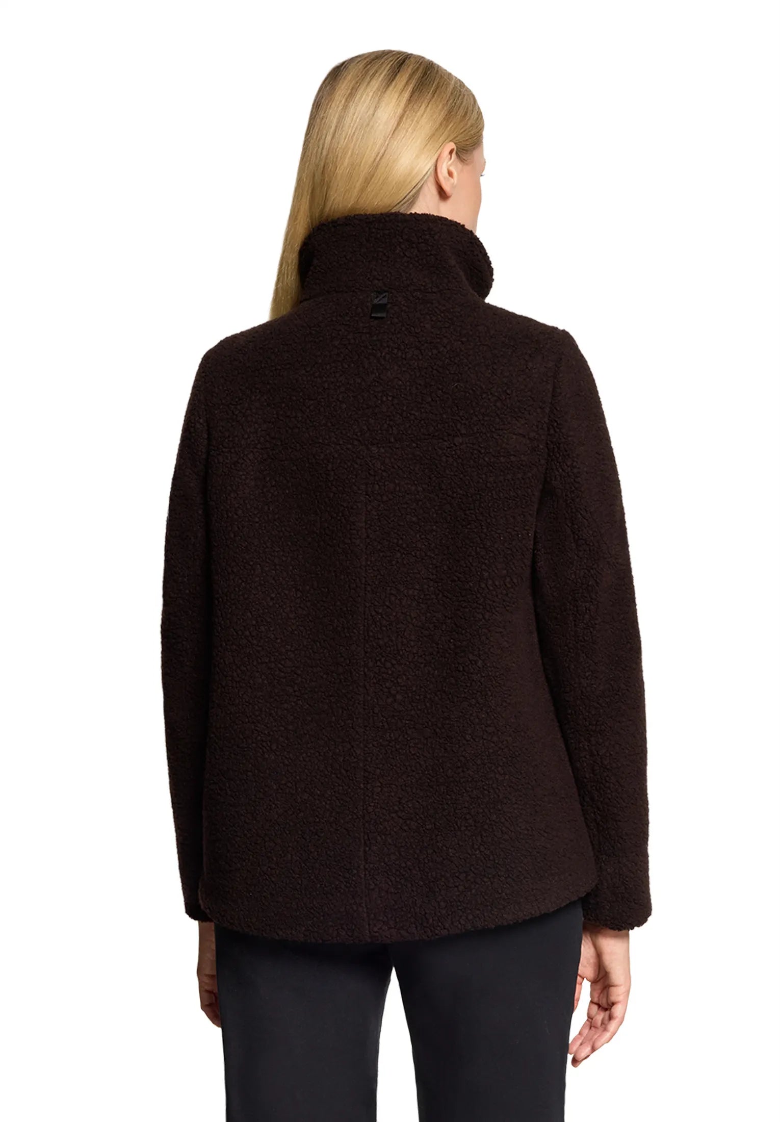 Teddy-Jacke aus Wollmix