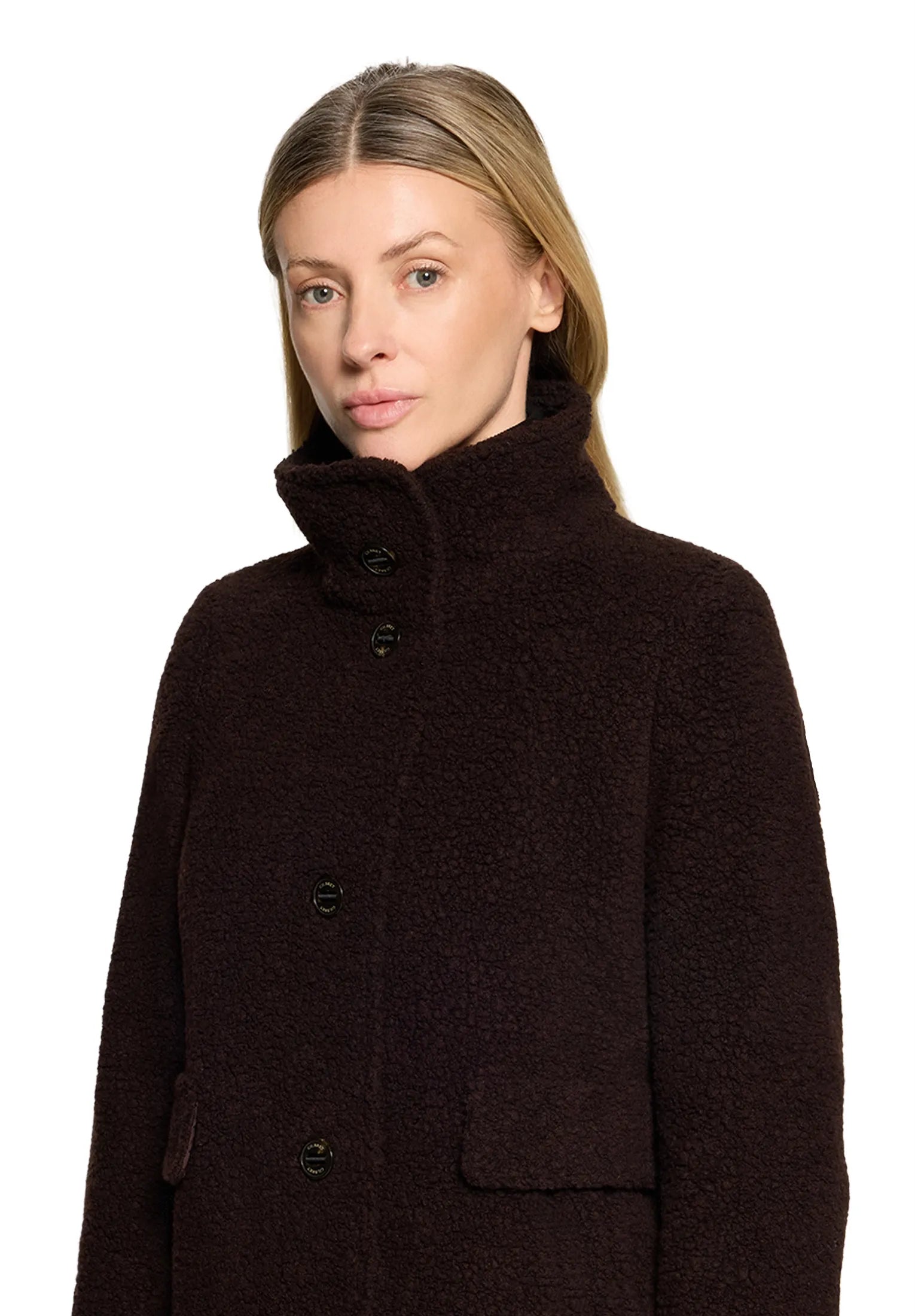 Teddy-Jacke aus Wollmix