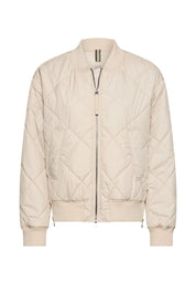 Bomberjacke mit Bündchenkragen