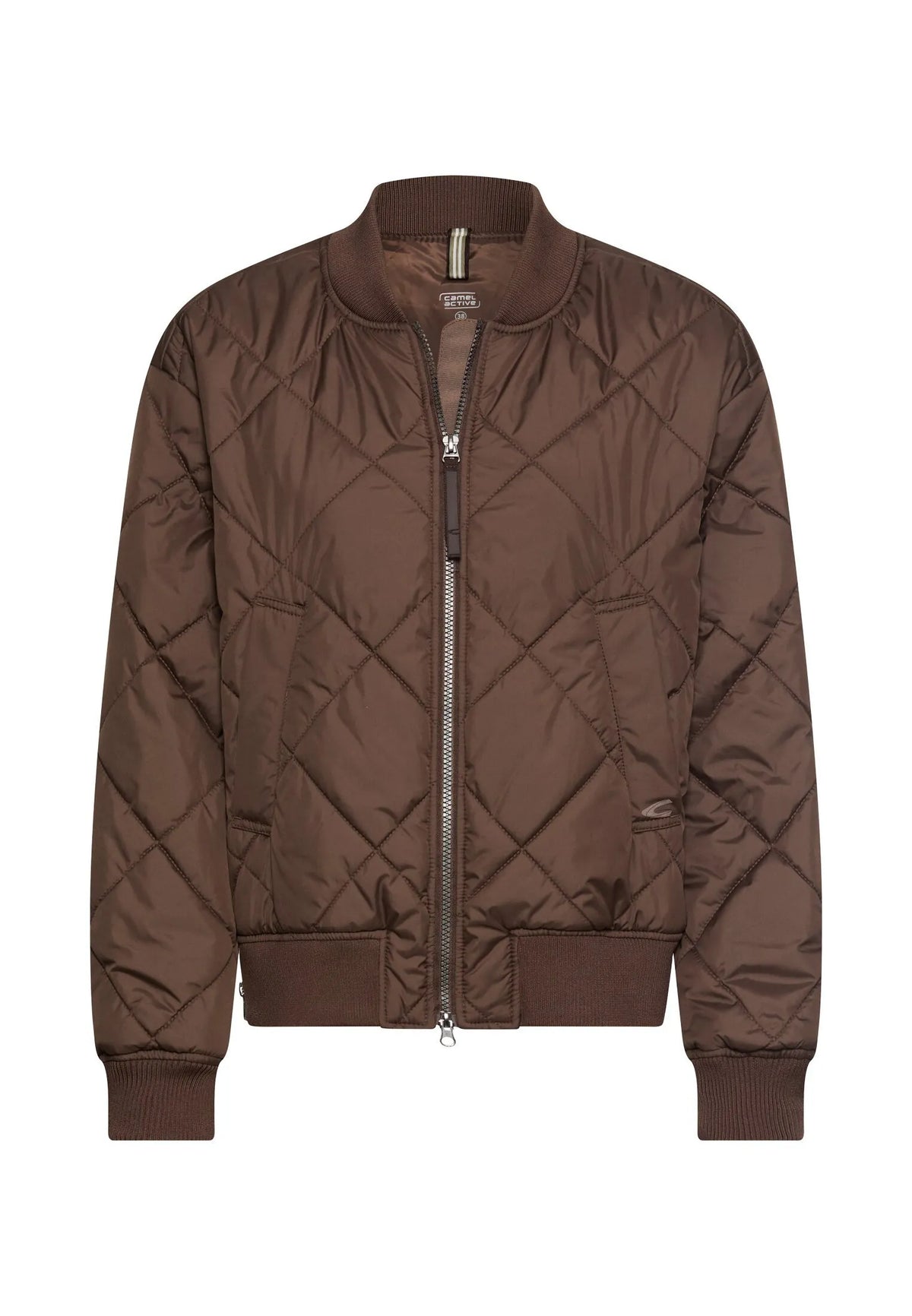 Bomberjacke mit Bündchenkragen