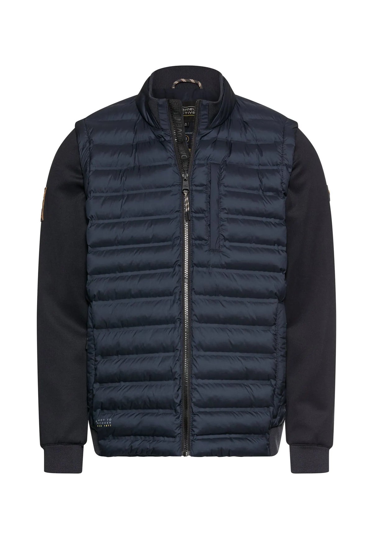 Hybridjacke mit abnehmbaren Ärmeln