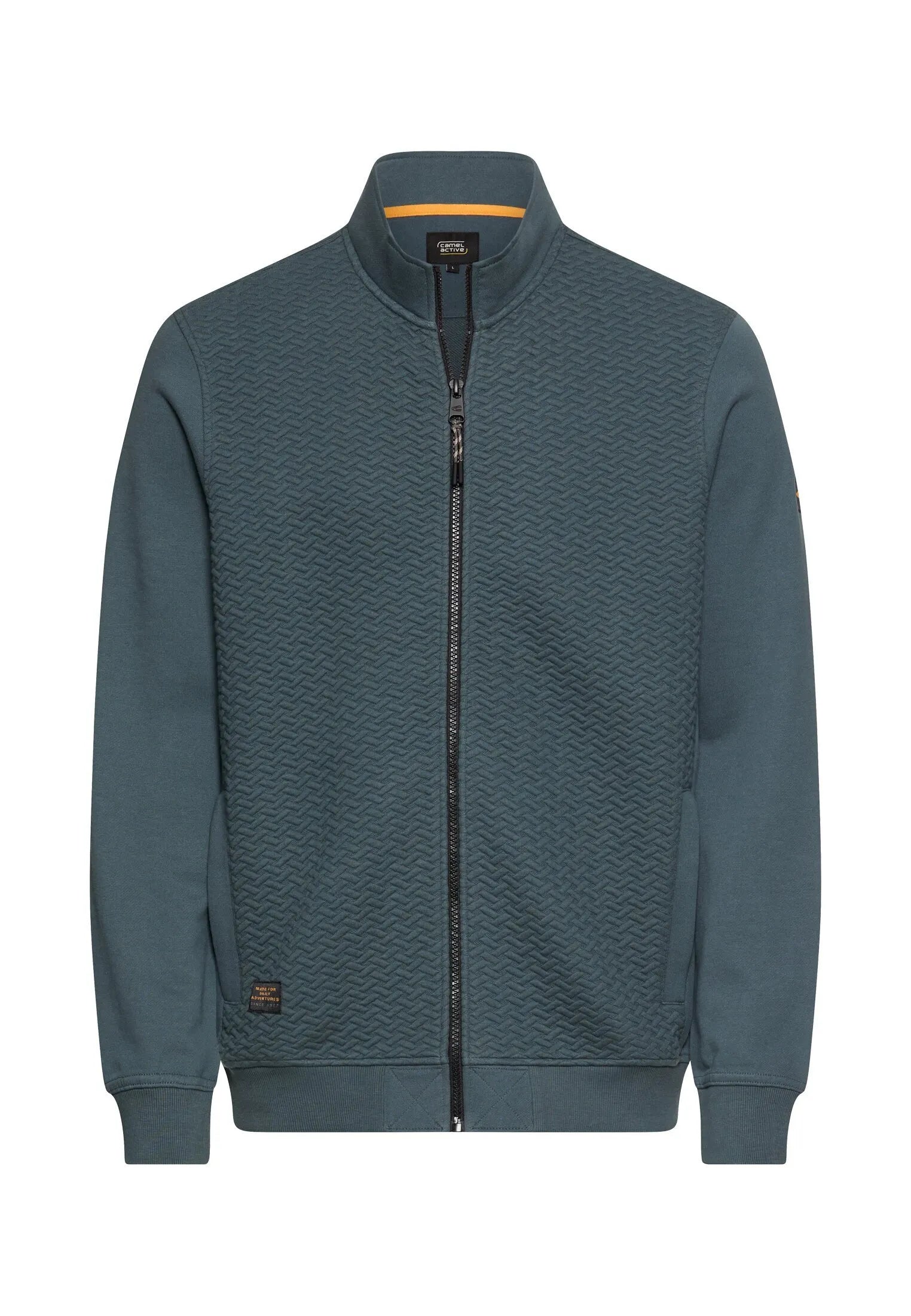 Sweatjacke mit Stehkragen