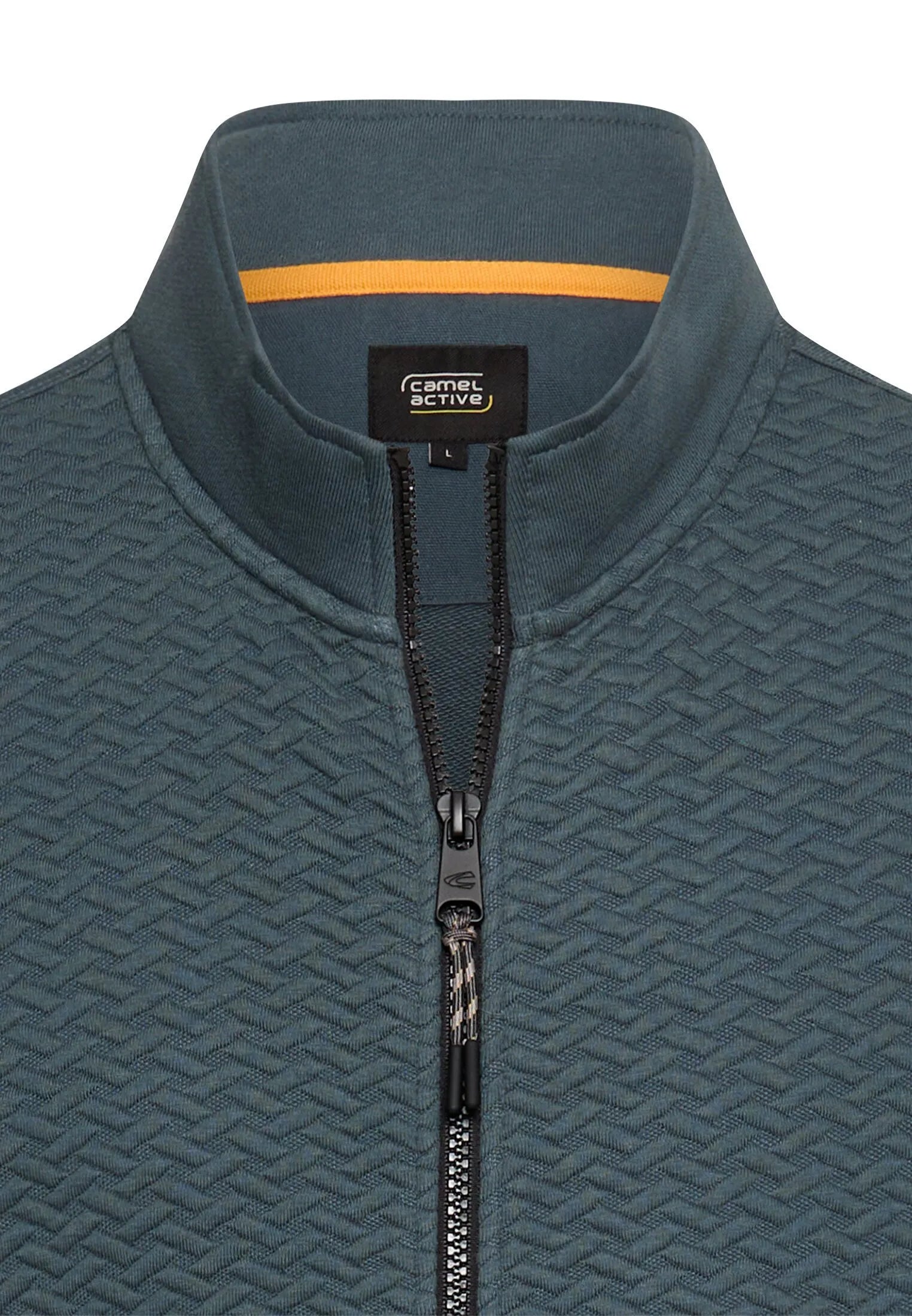 Sweatjacke mit Stehkragen