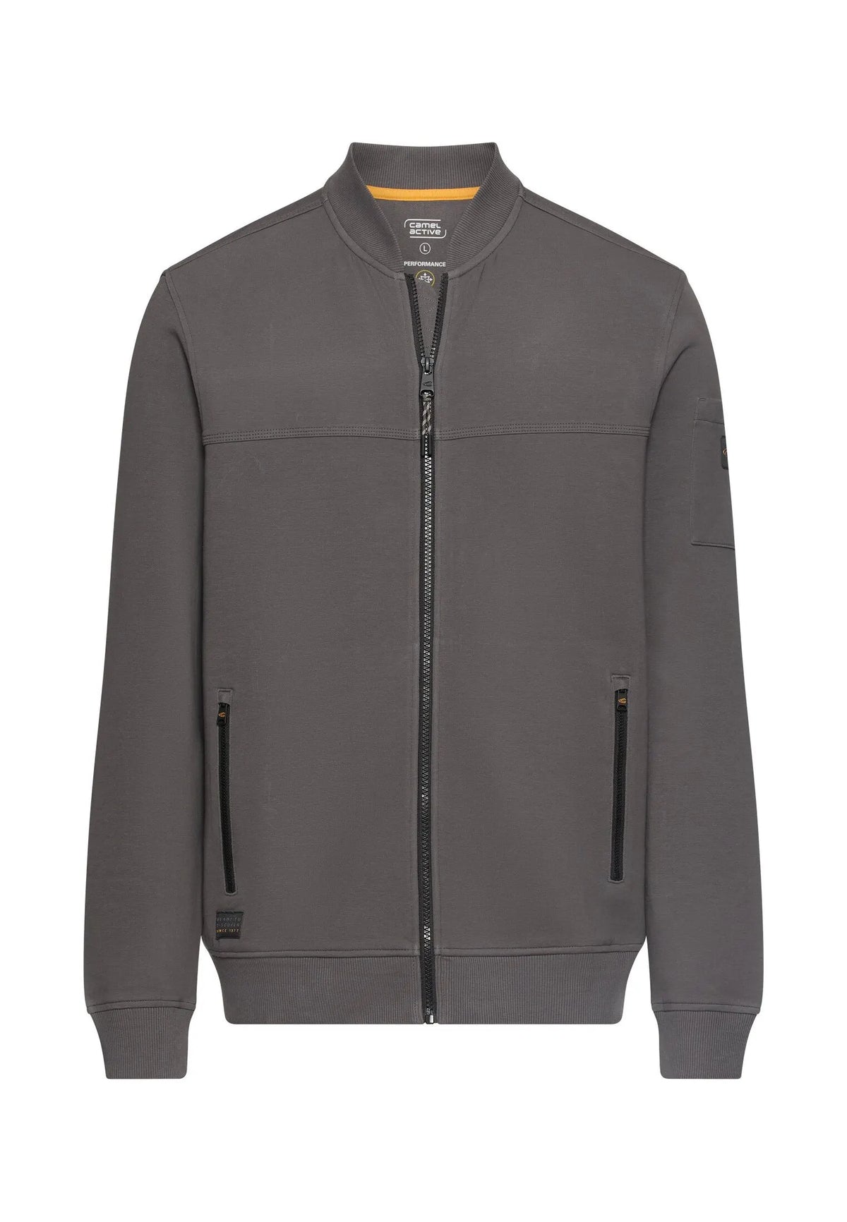 Sweatjacke aus Scuba-Jersey