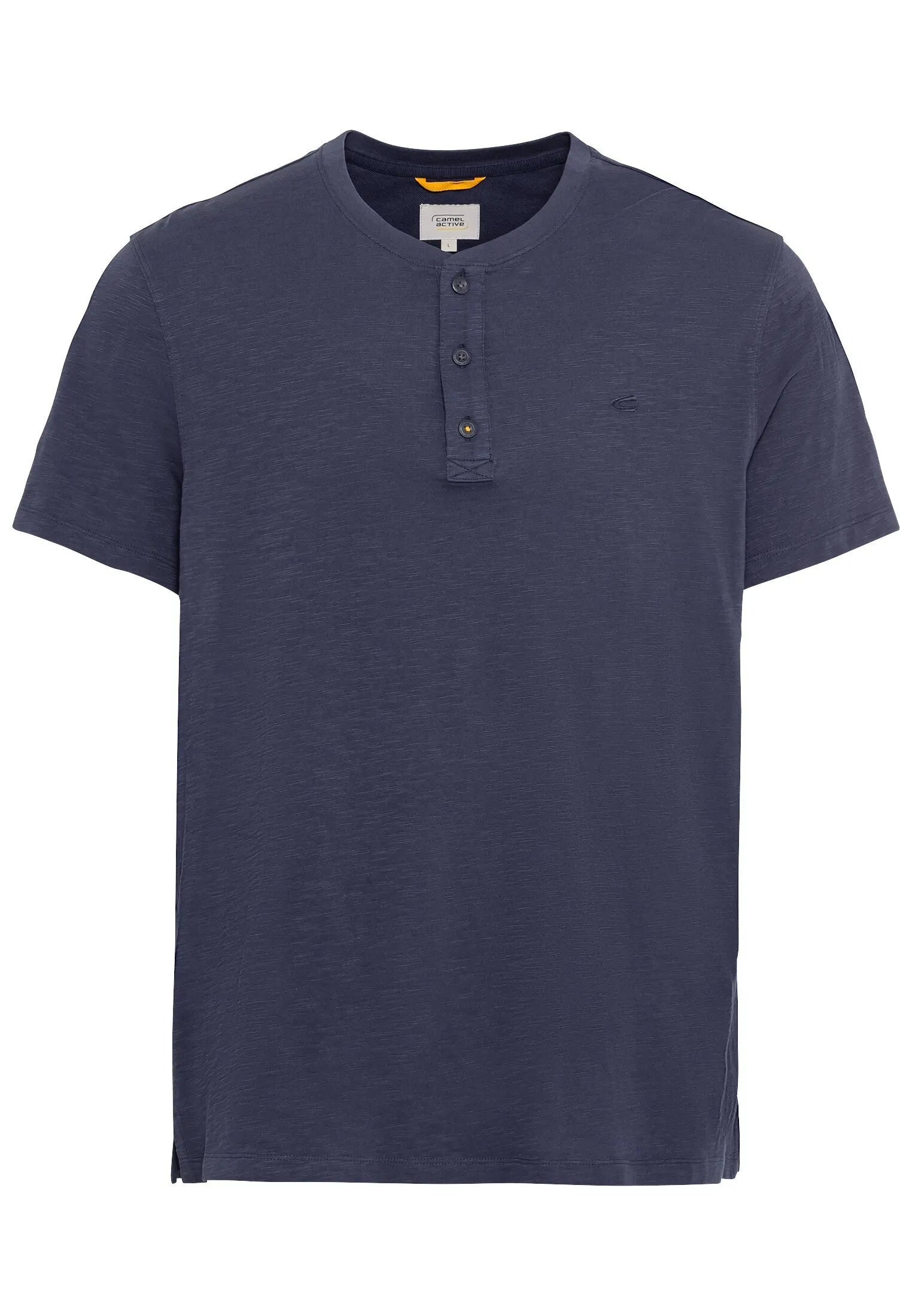 T-Shirt mit Henleykragen