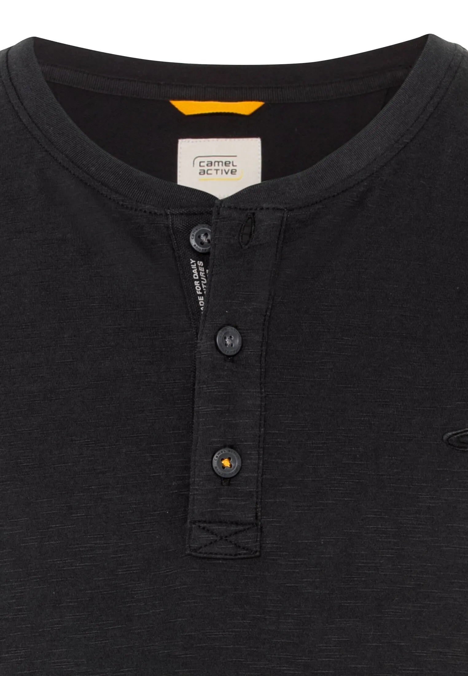 T-Shirt mit Henleykragen