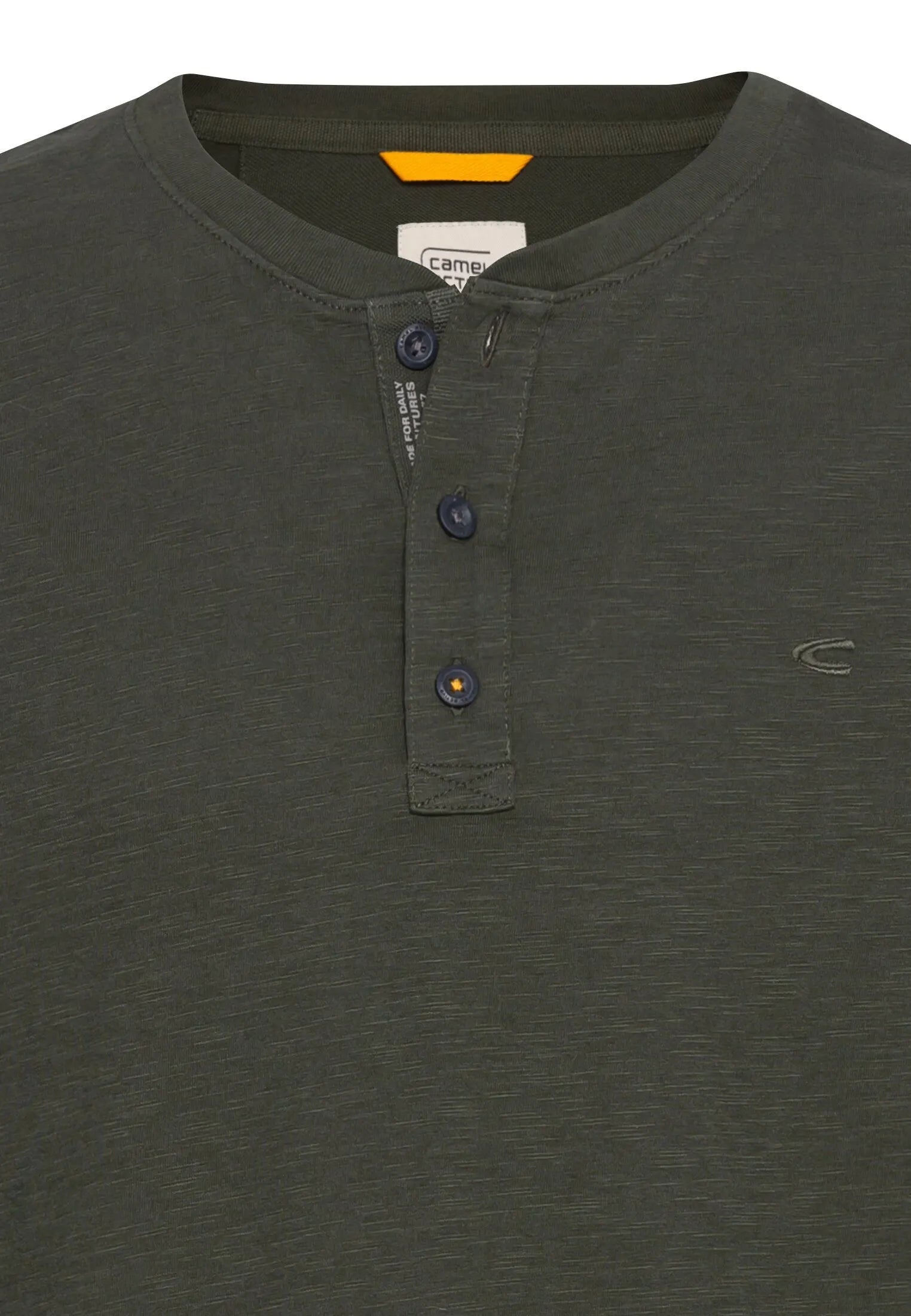T-Shirt mit Henleykragen