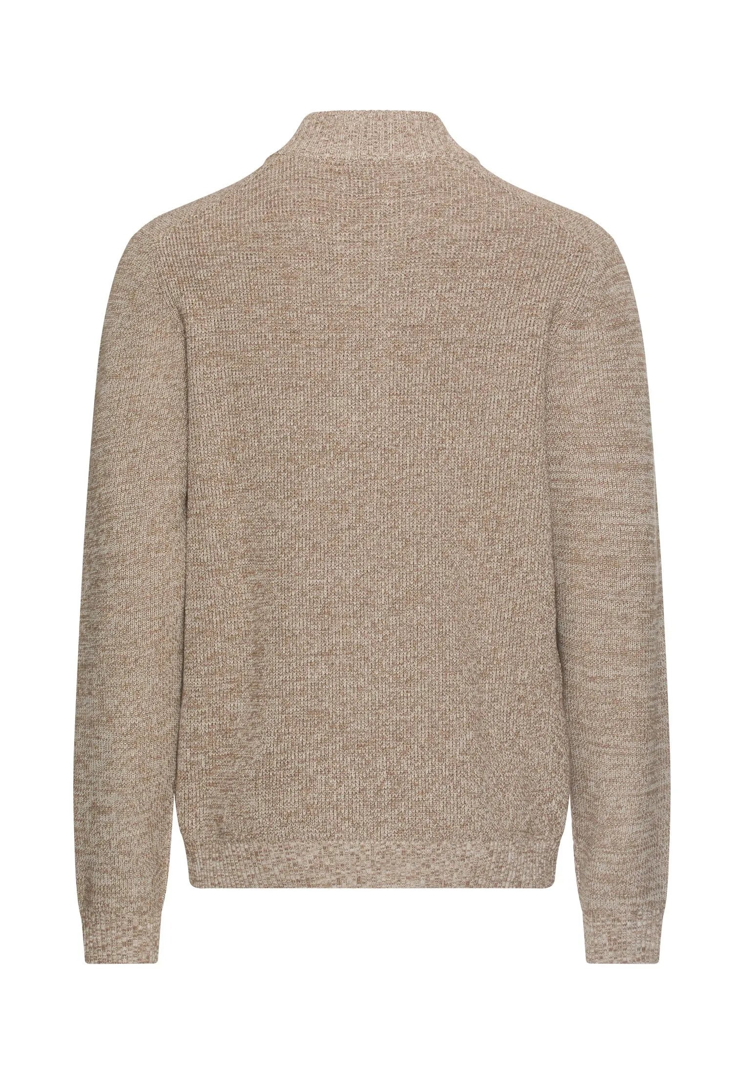 Strickpullover mit Troyer-Kragen