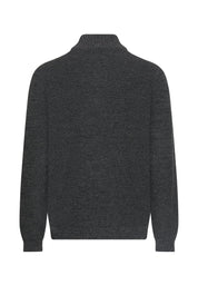 Strickpullover mit Troyer-Kragen