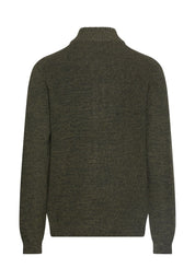 Strickpullover mit Troyer-Kragen