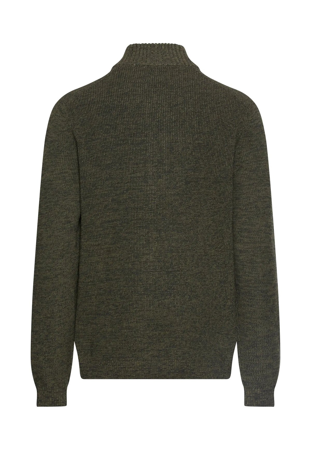 Strickpullover mit Troyer-Kragen