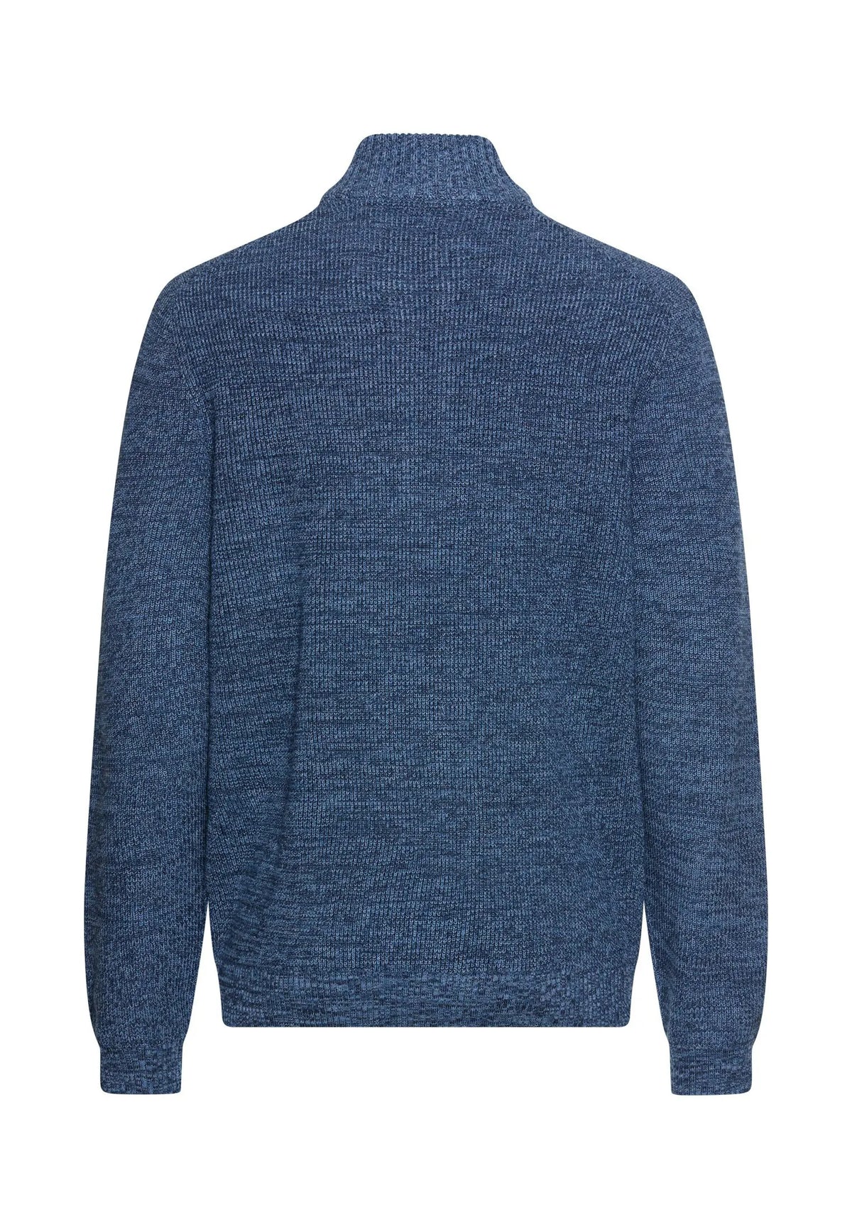 Strickpullover mit Troyer-Kragen