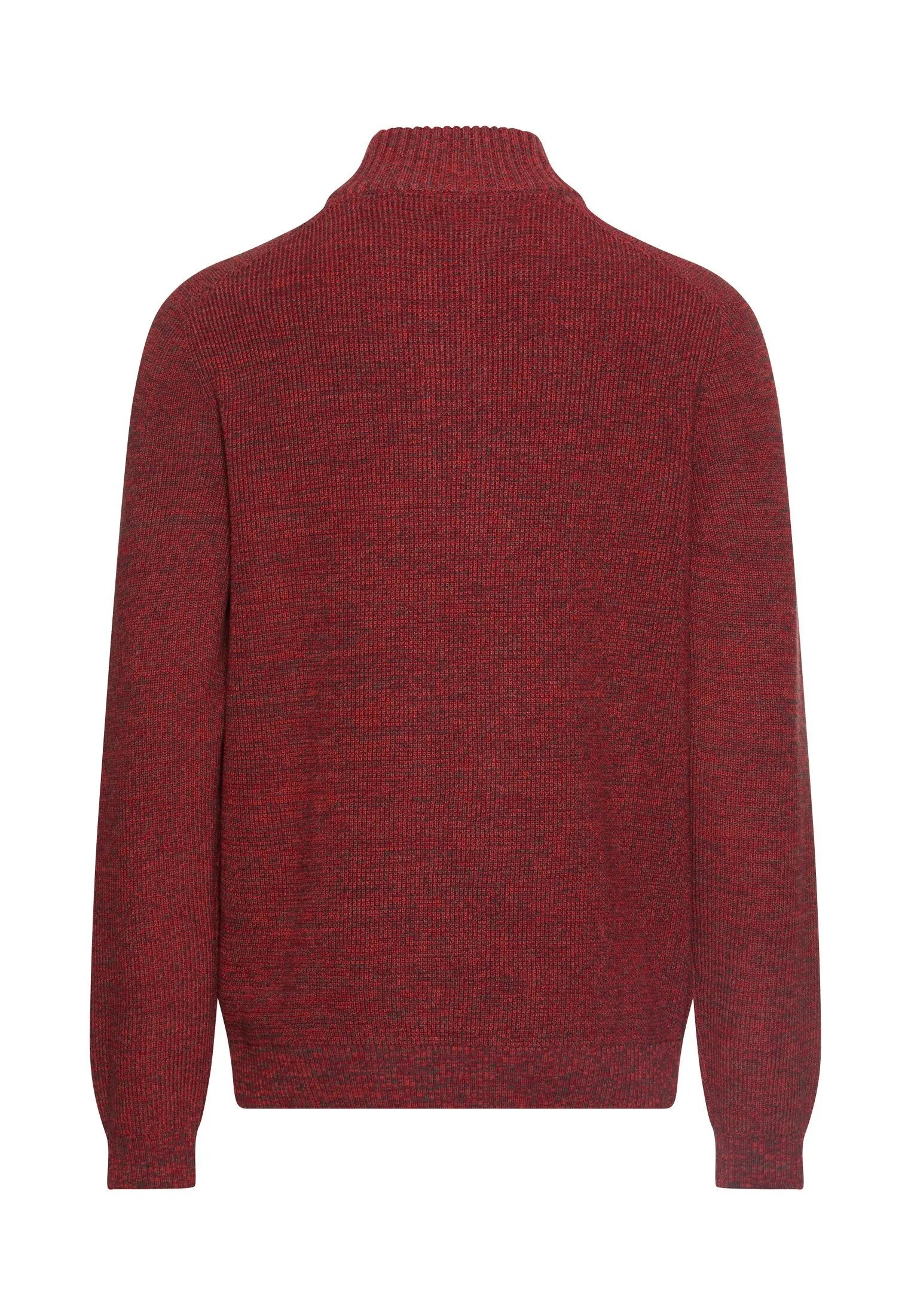 Strickpullover mit Troyer-Kragen