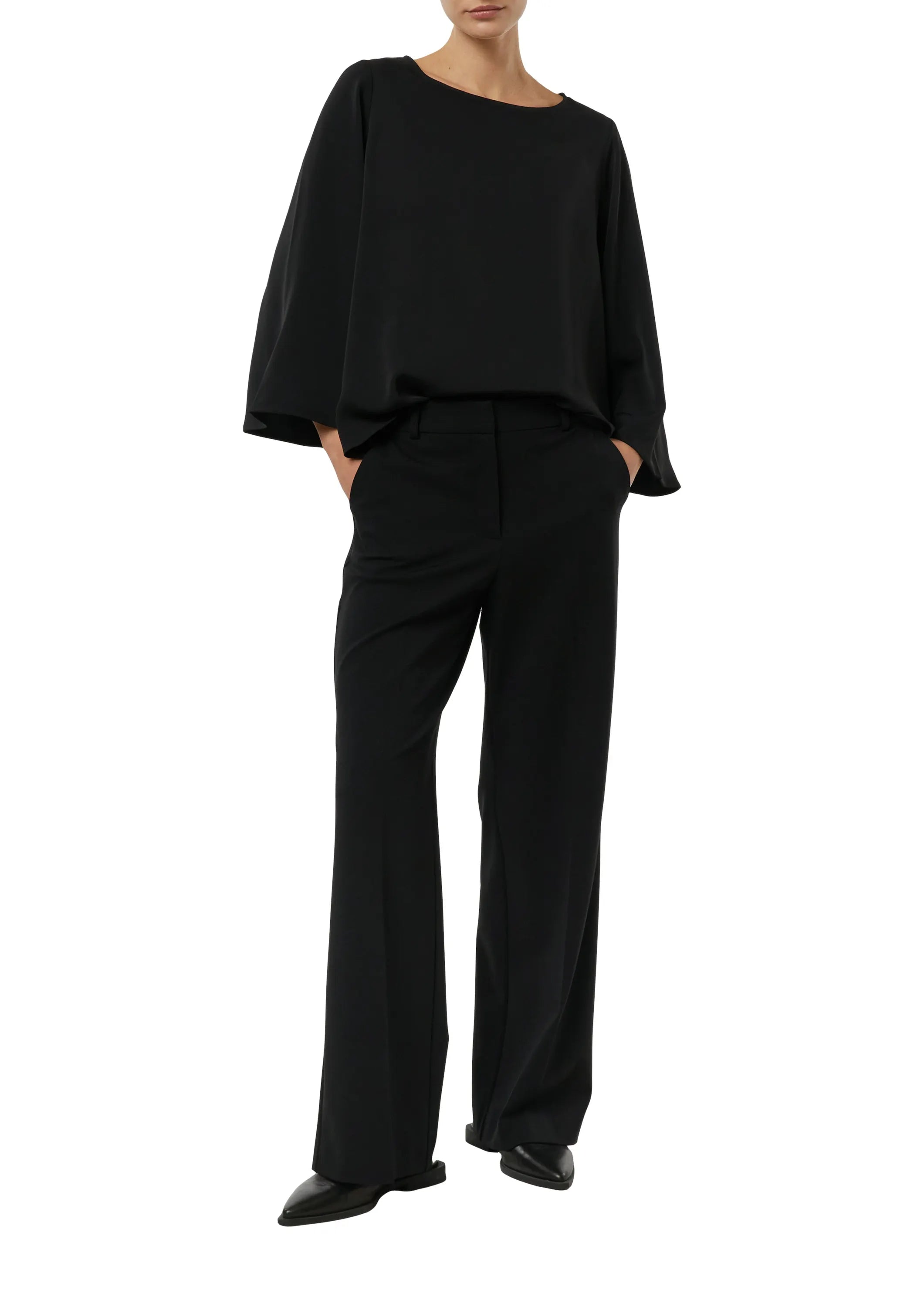 Bluse mit weitem Ärmel