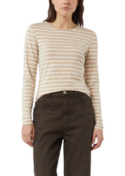 Langarmshirt gestreift