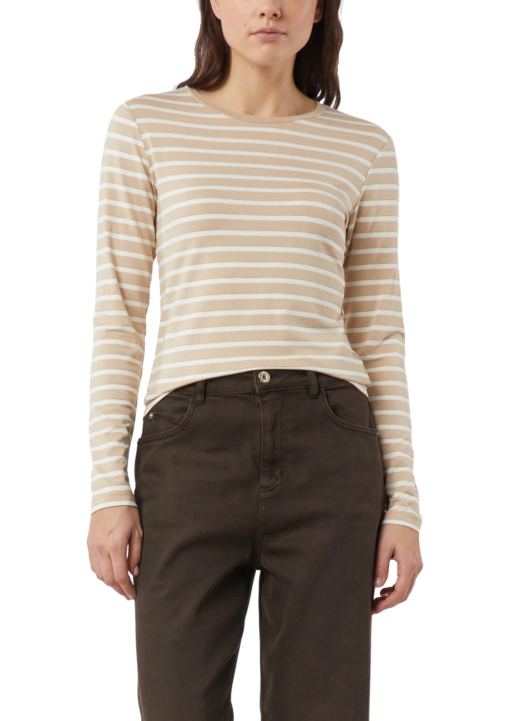 Langarmshirt gestreift