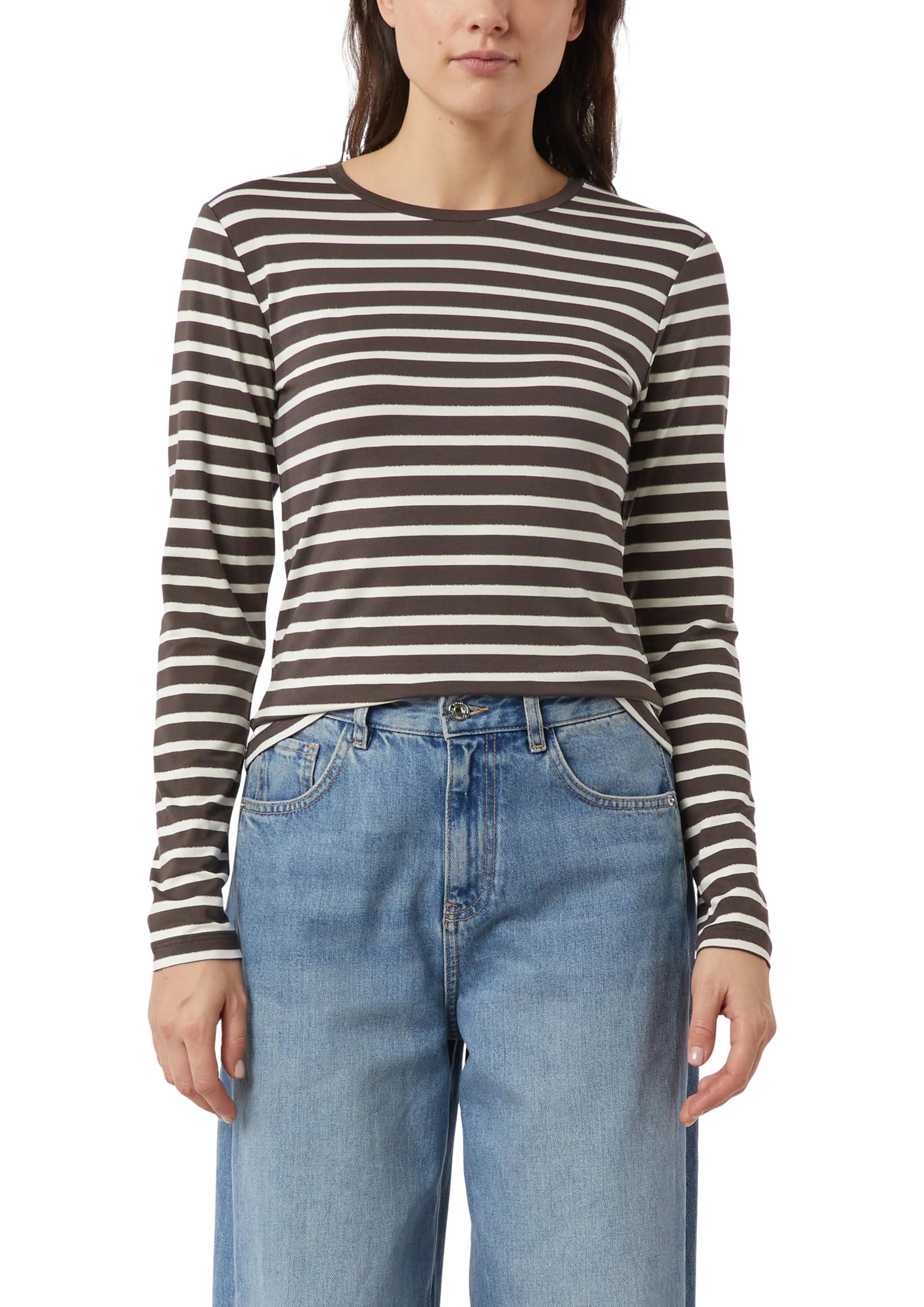 Langarmshirt gestreift