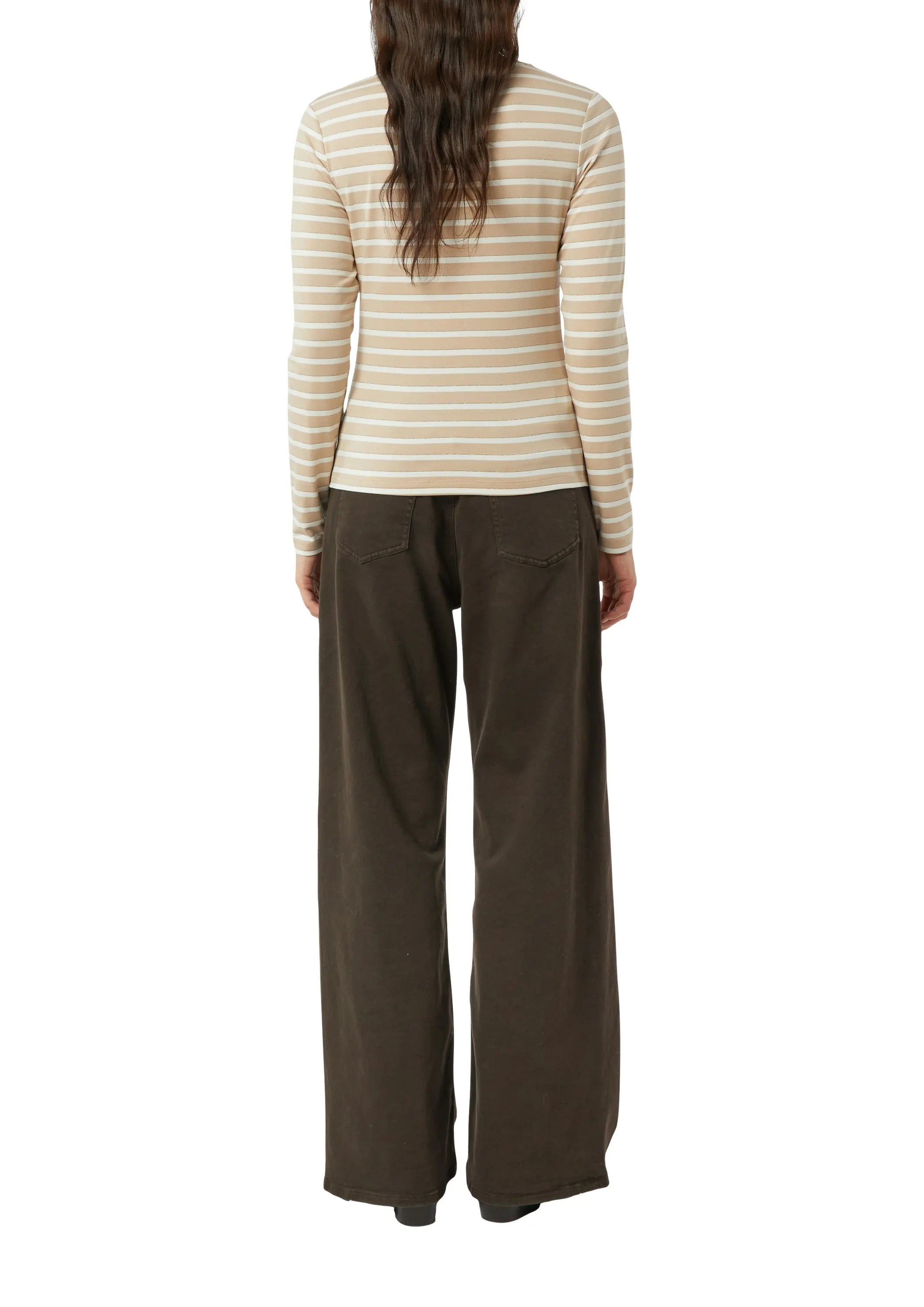 Langarmshirt gestreift