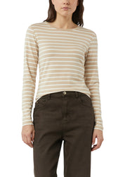 Langarmshirt gestreift