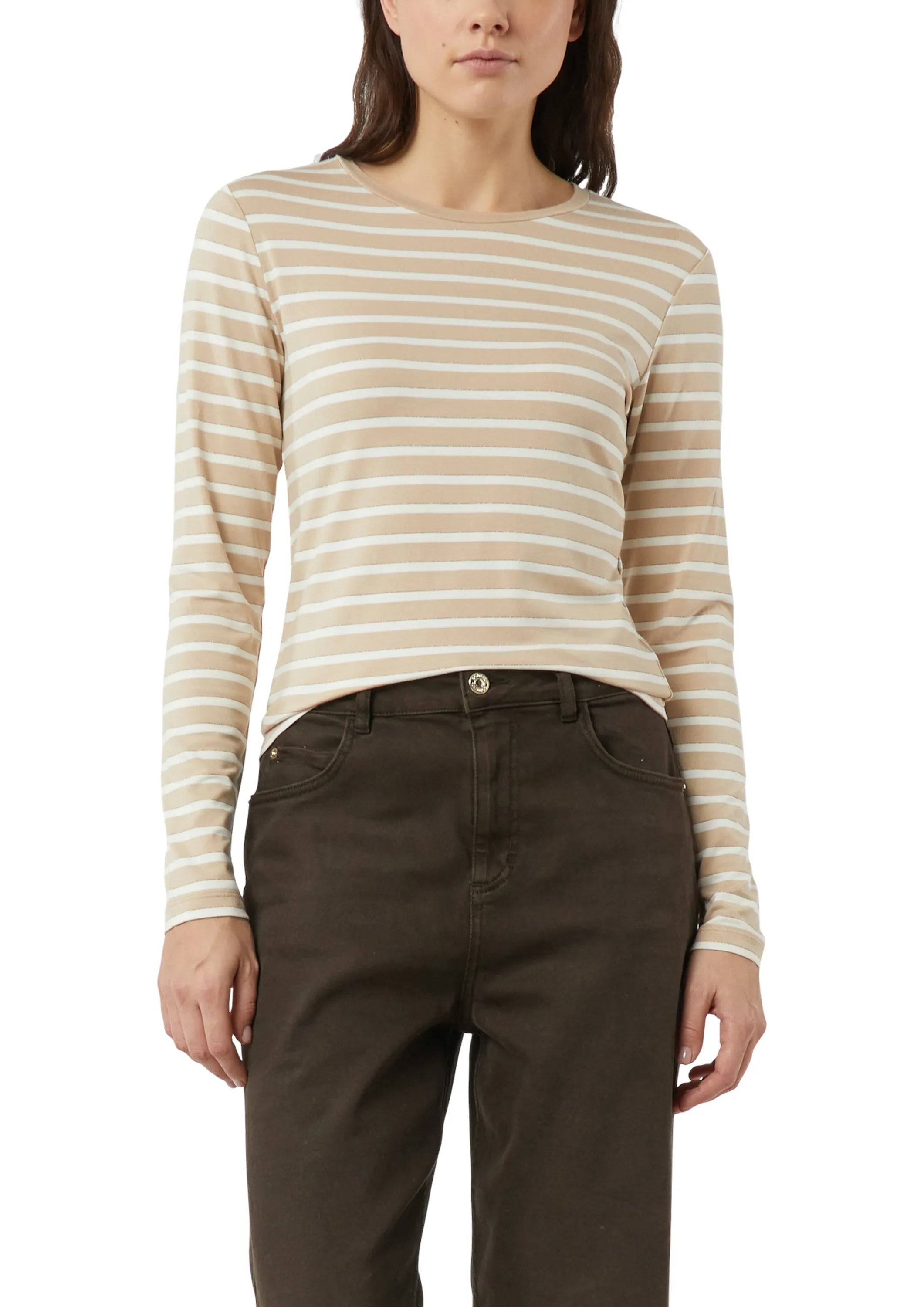 Langarmshirt gestreift