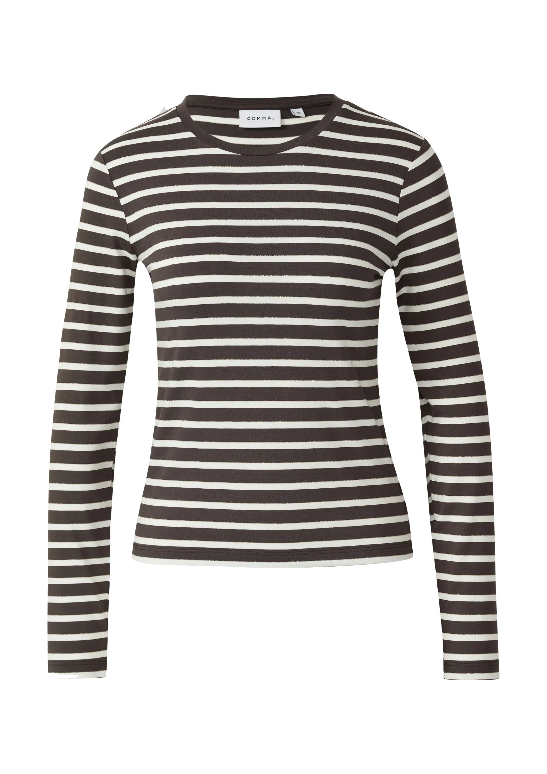 Langarmshirt gestreift