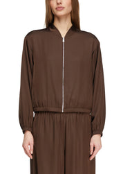 Blousonjacke aus Satin