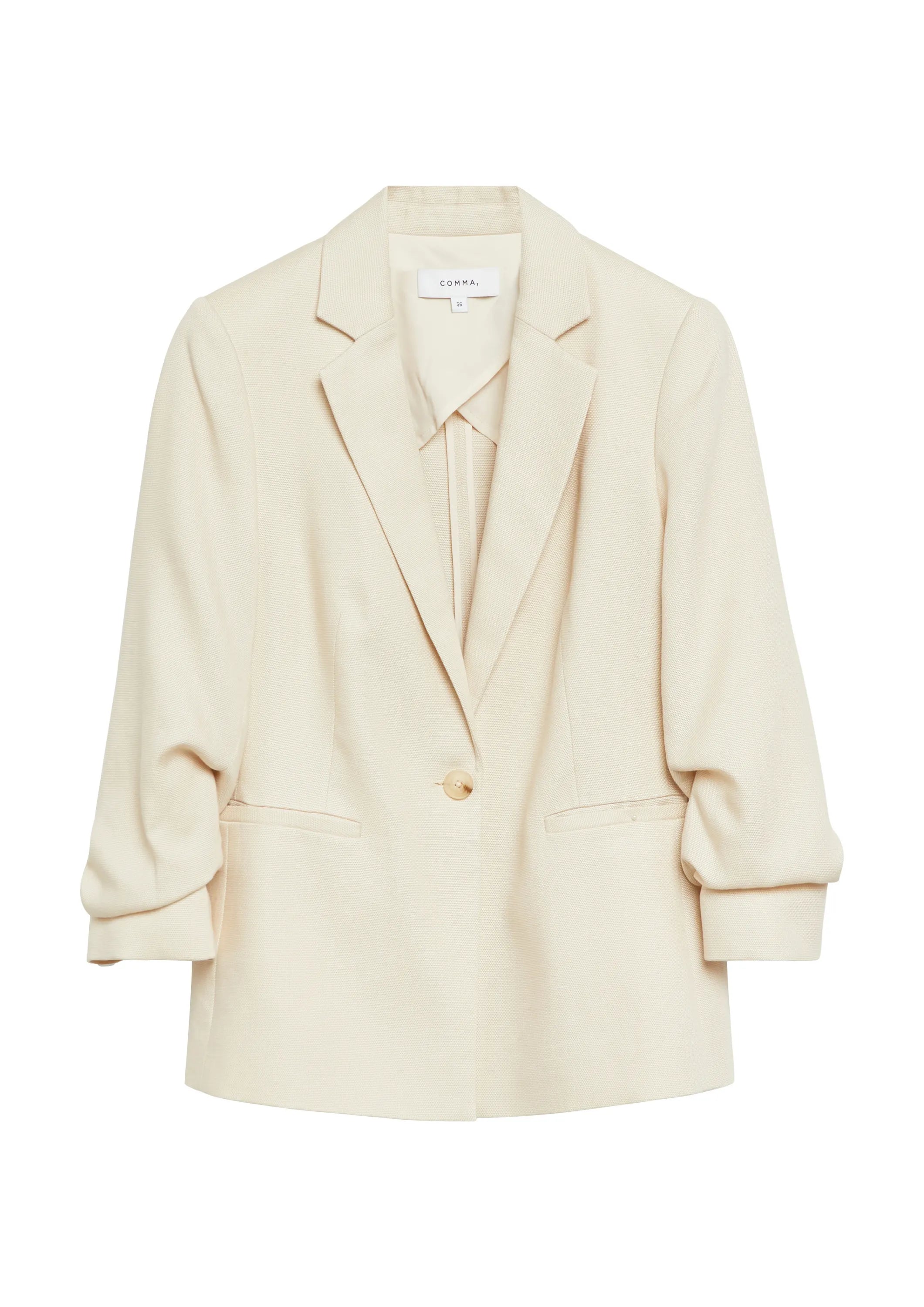 Blazer mit Drapé-Ärmeln