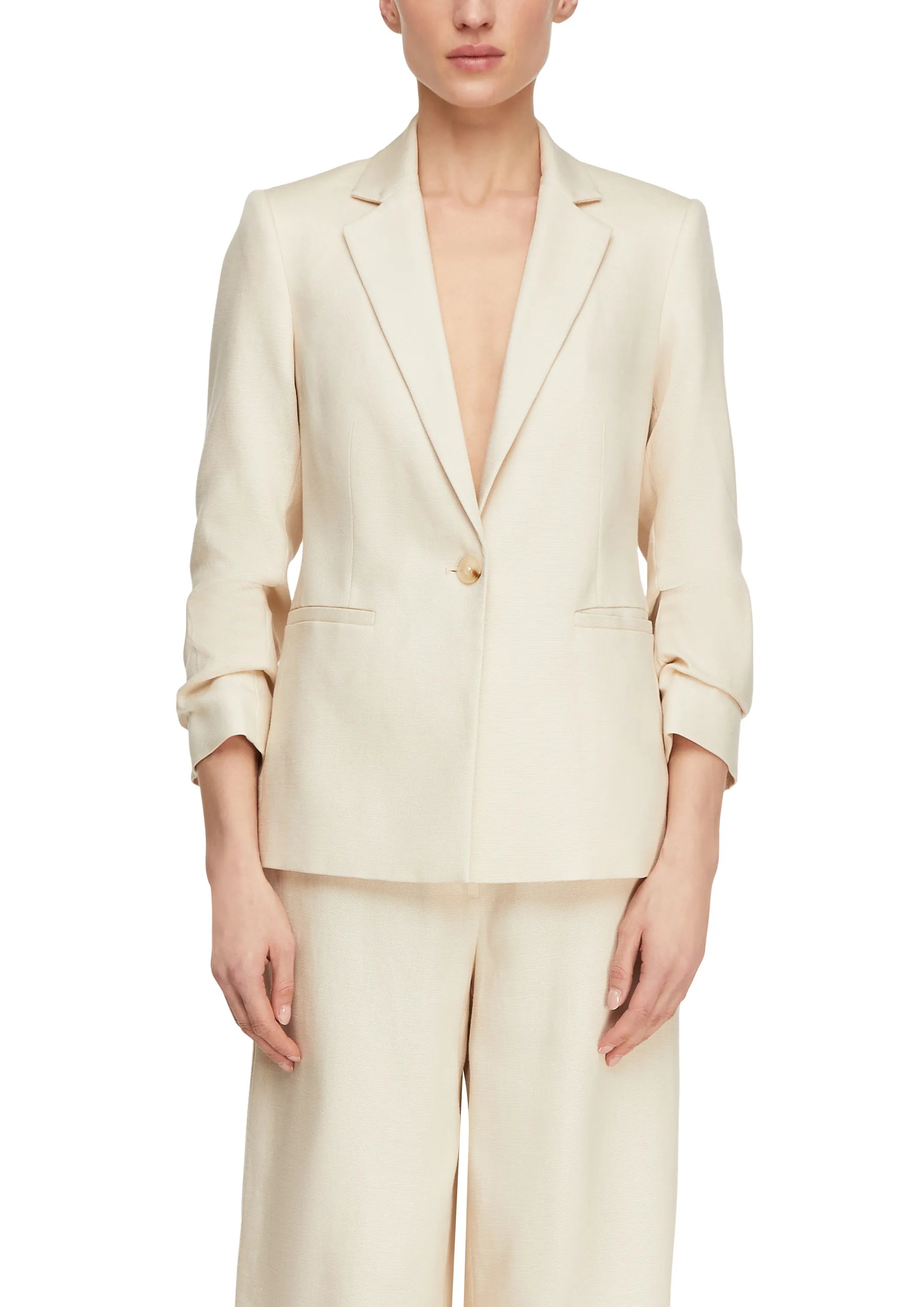 Blazer mit Drapé-Ärmeln