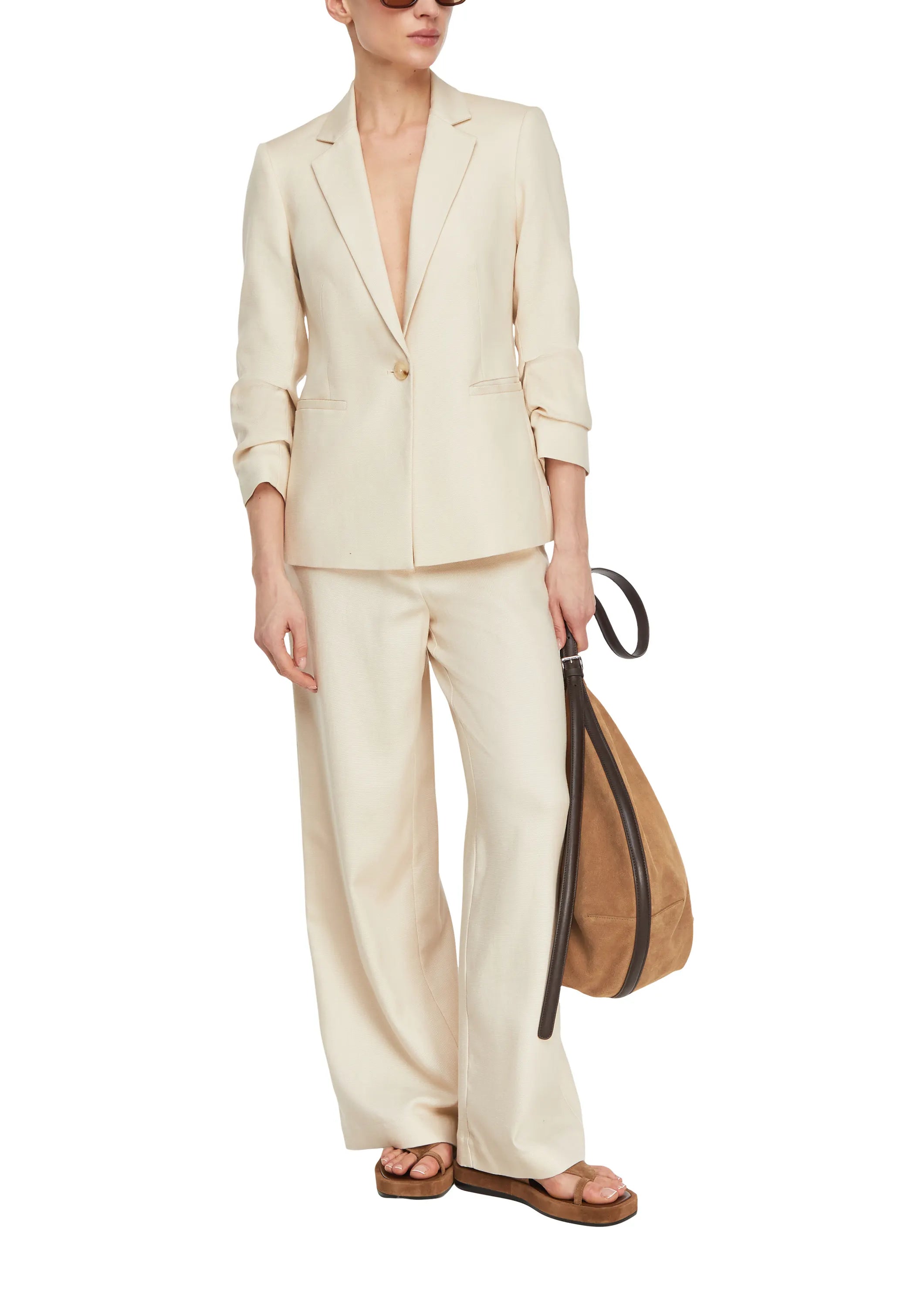 Blazer mit Drapé-Ärmeln