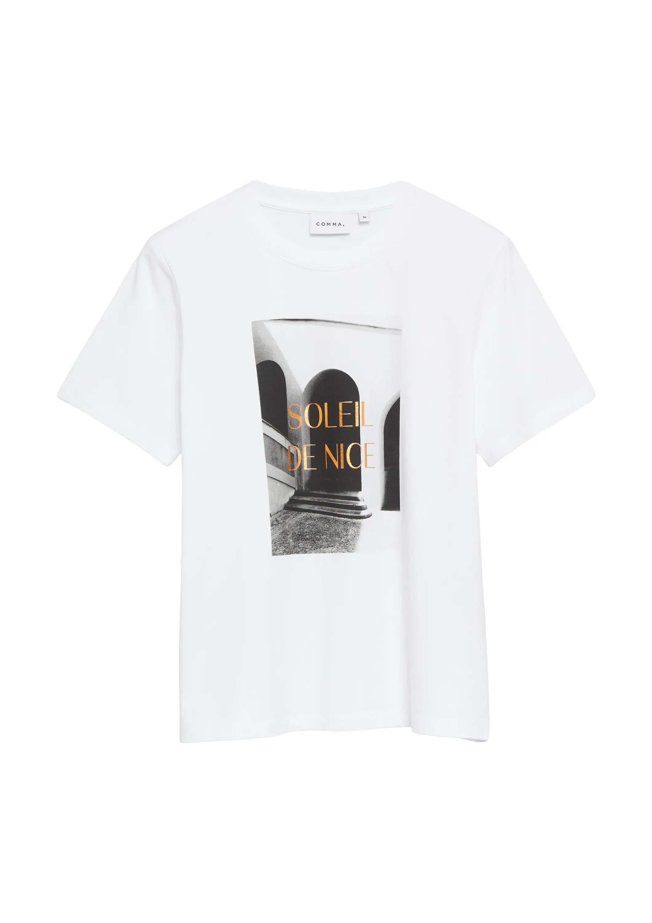 T-Shirt aus Baumwollmix