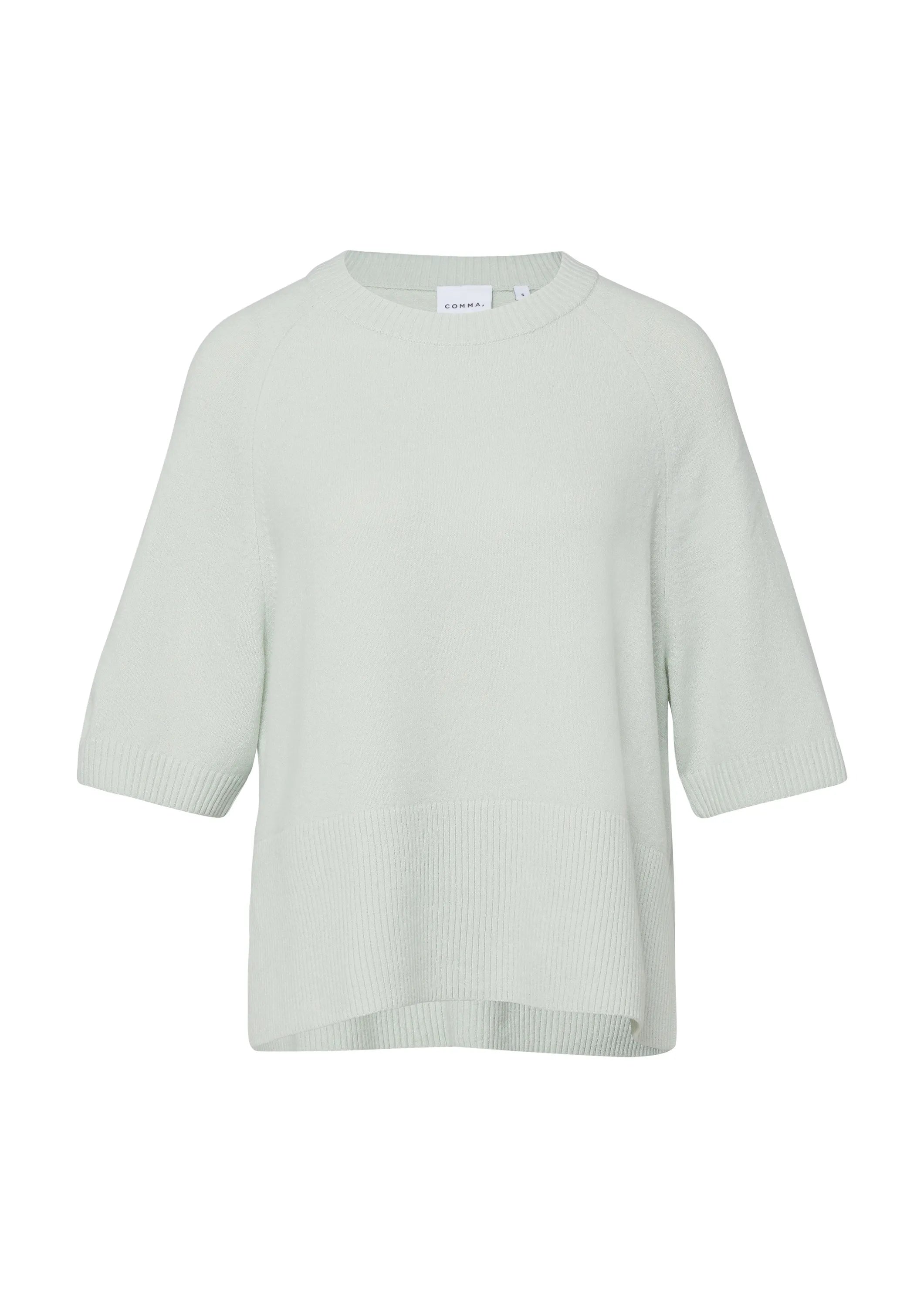 Strick-T-Shirt aus Baumwolle