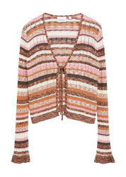 Strickjacke aus Viskosemix