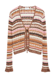 Strickjacke aus Viskosemix