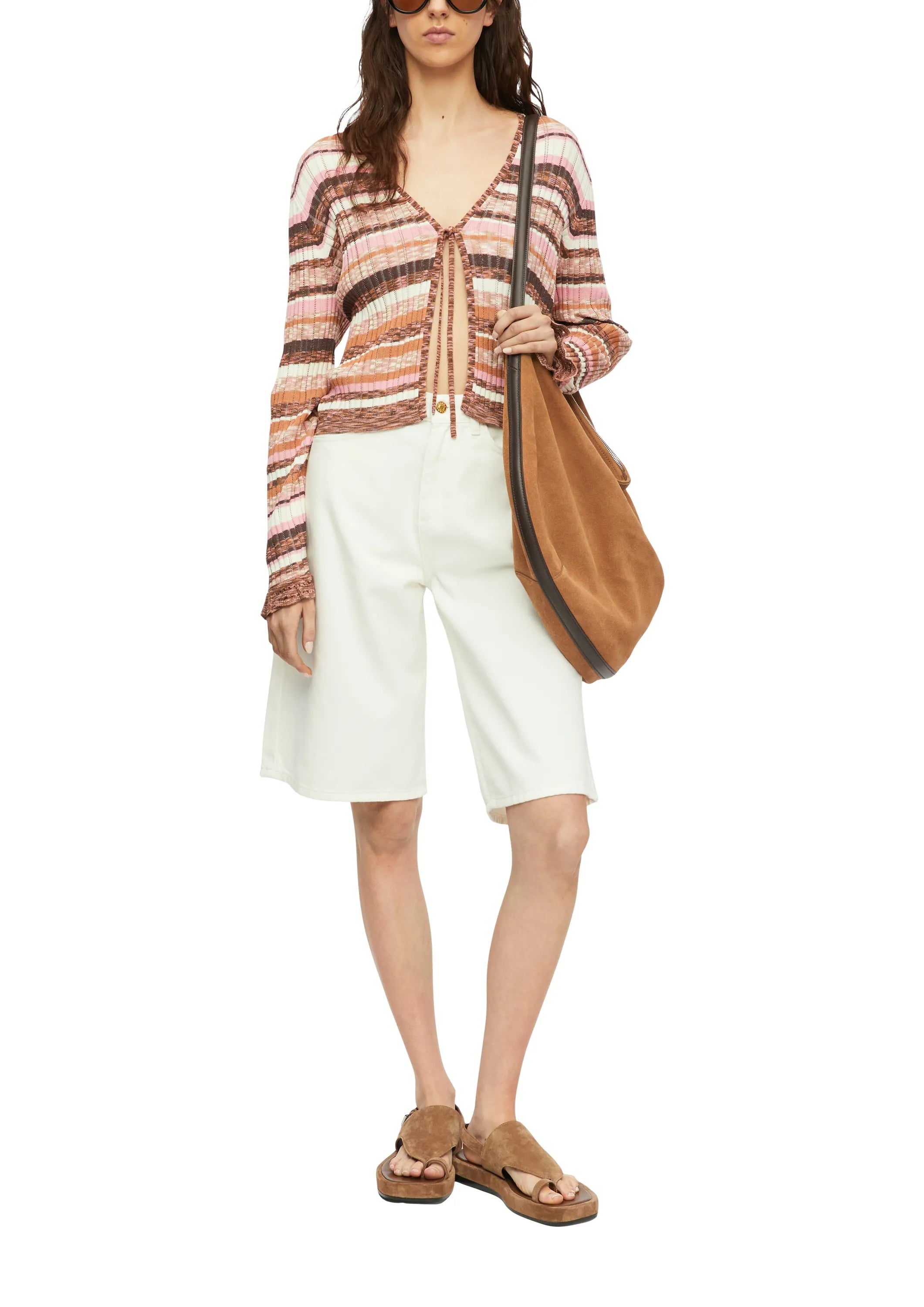 Strickjacke aus Viskosemix