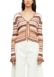 Strickjacke aus Viskosemix