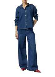 Jeansbluse Loose Fit