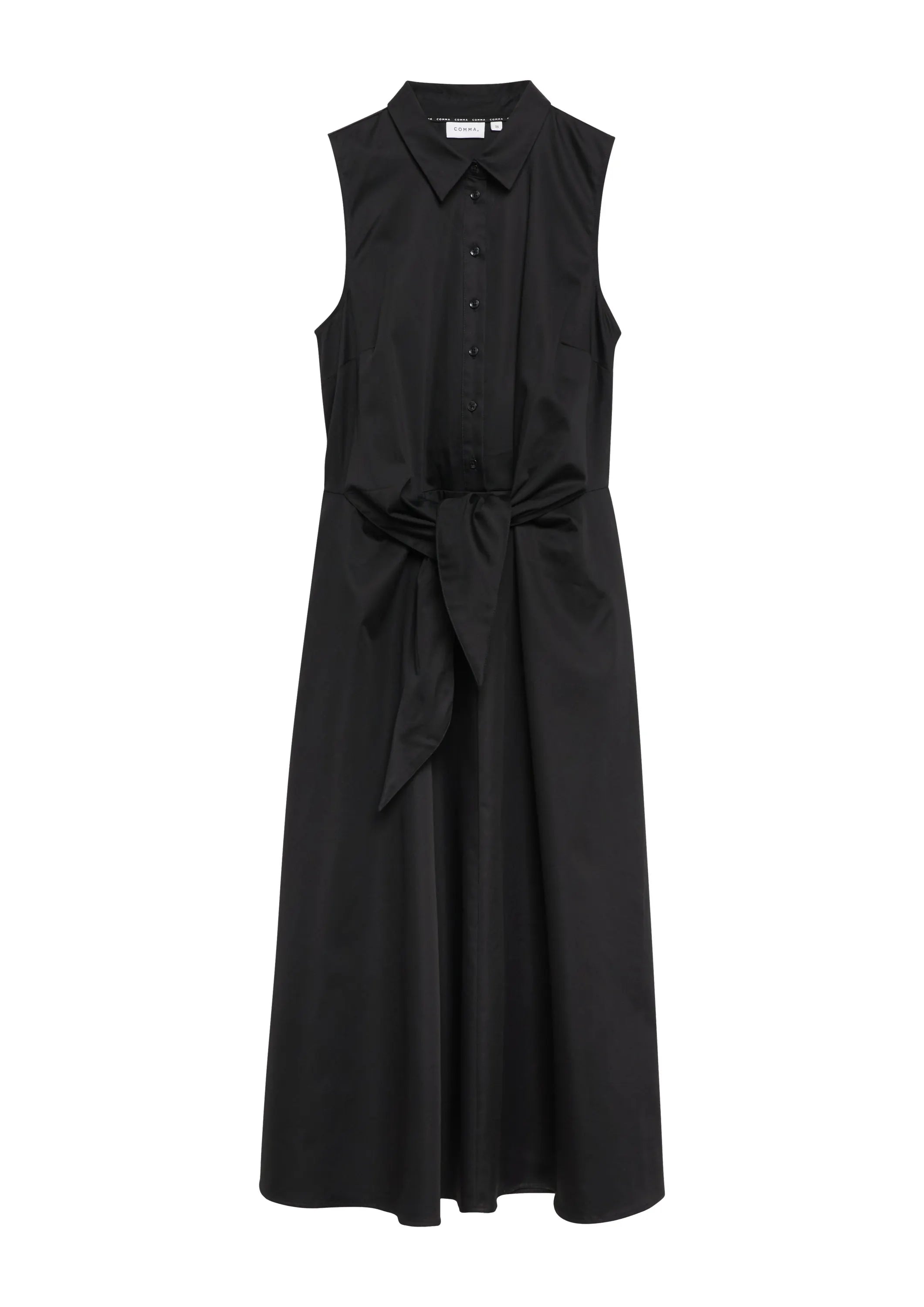 Hemdblusenkleid Midi aus Baumwollmix