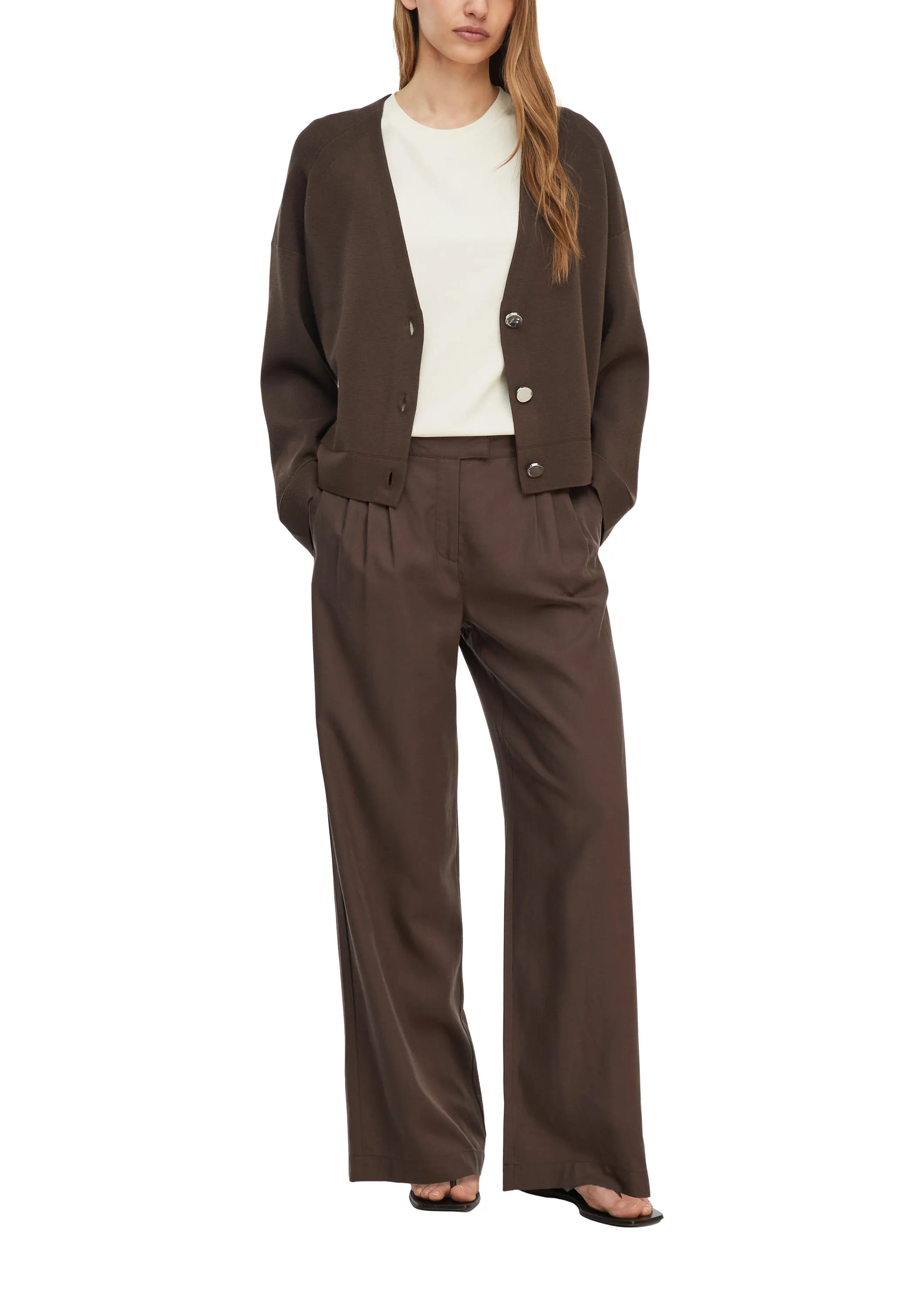 Stoffhose Wide Leg