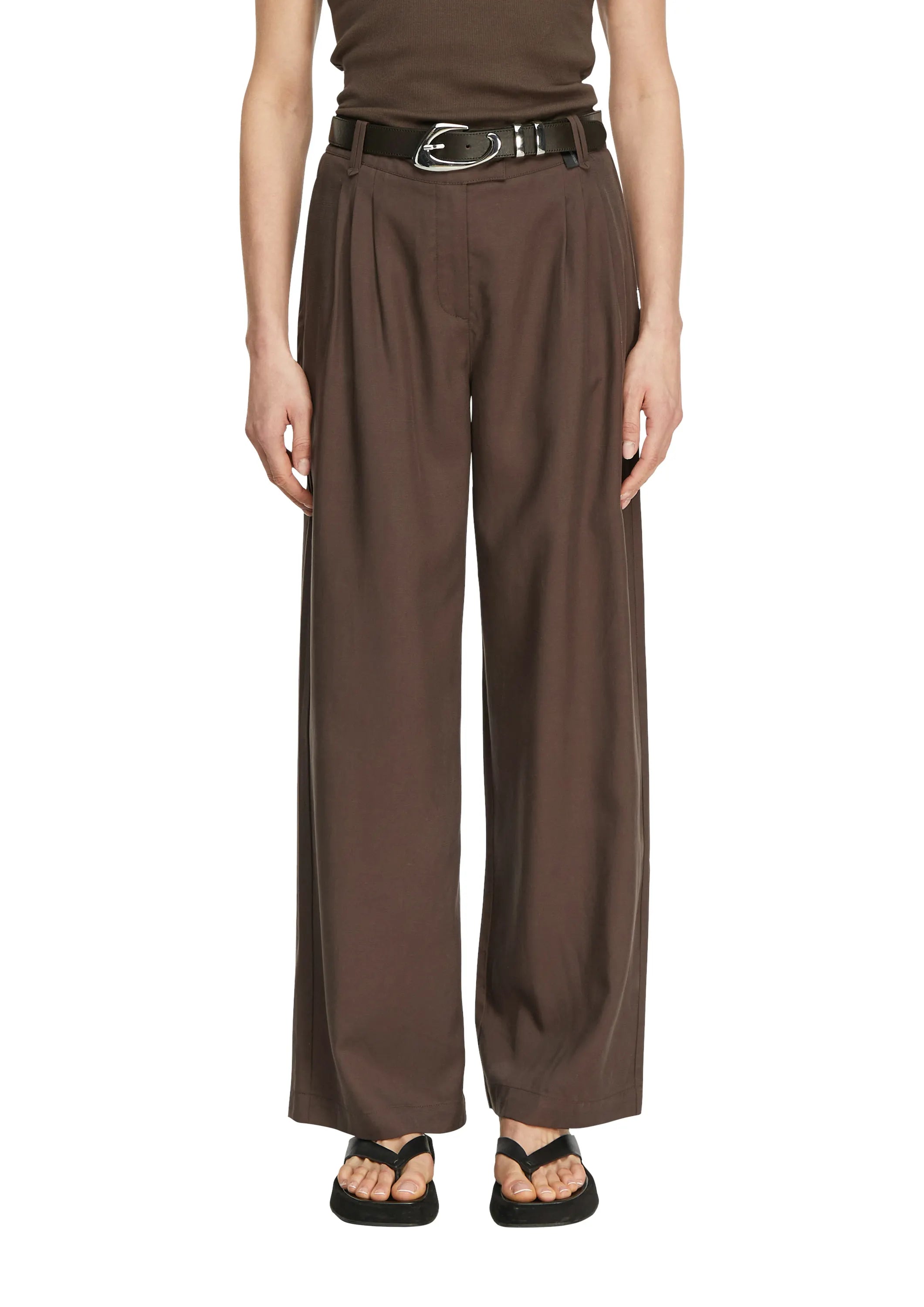 Stoffhose Wide Leg