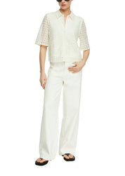Bluse mit Spitze
