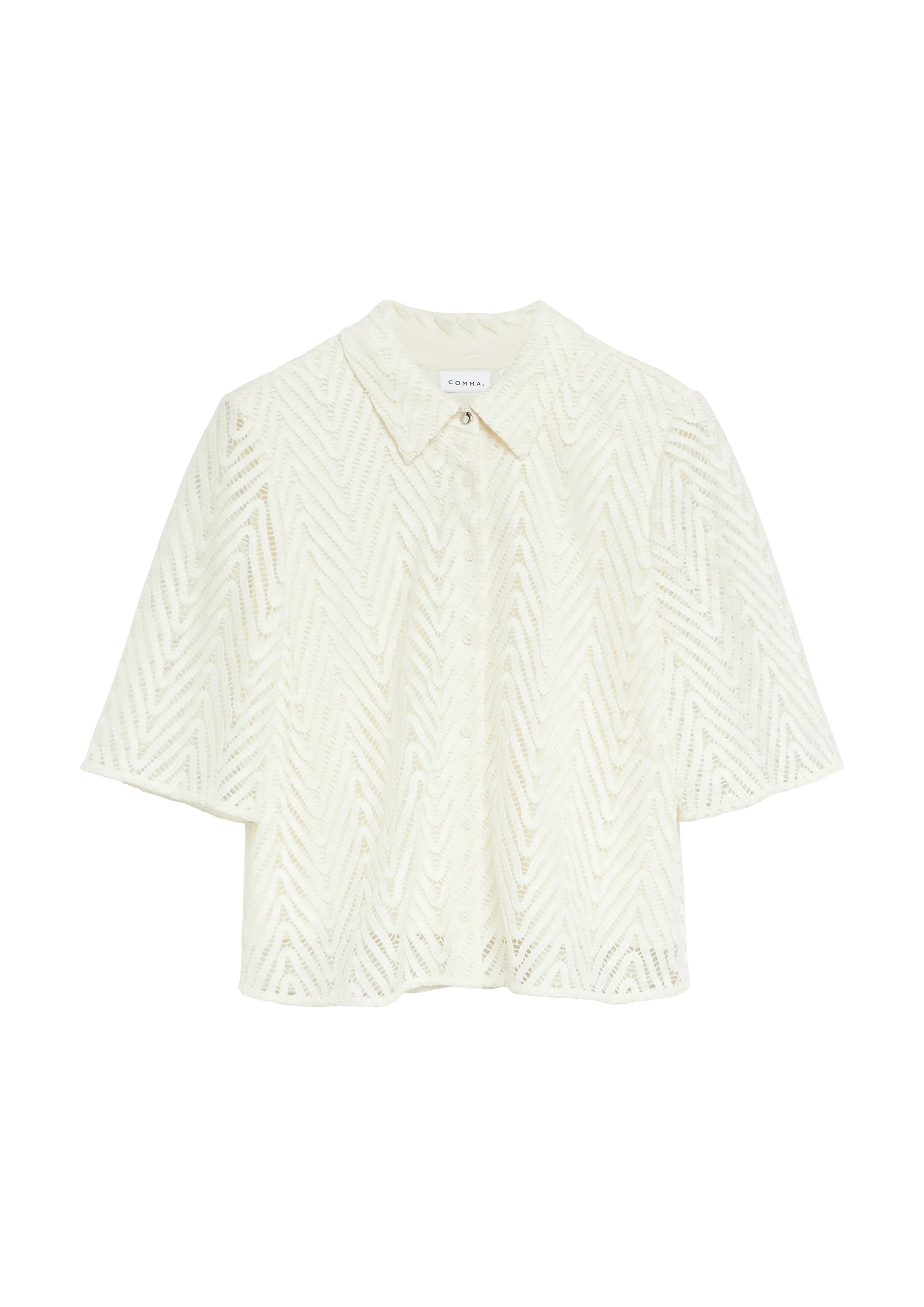 Bluse mit Spitze