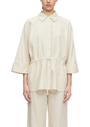 Bluse aus Leinenmix