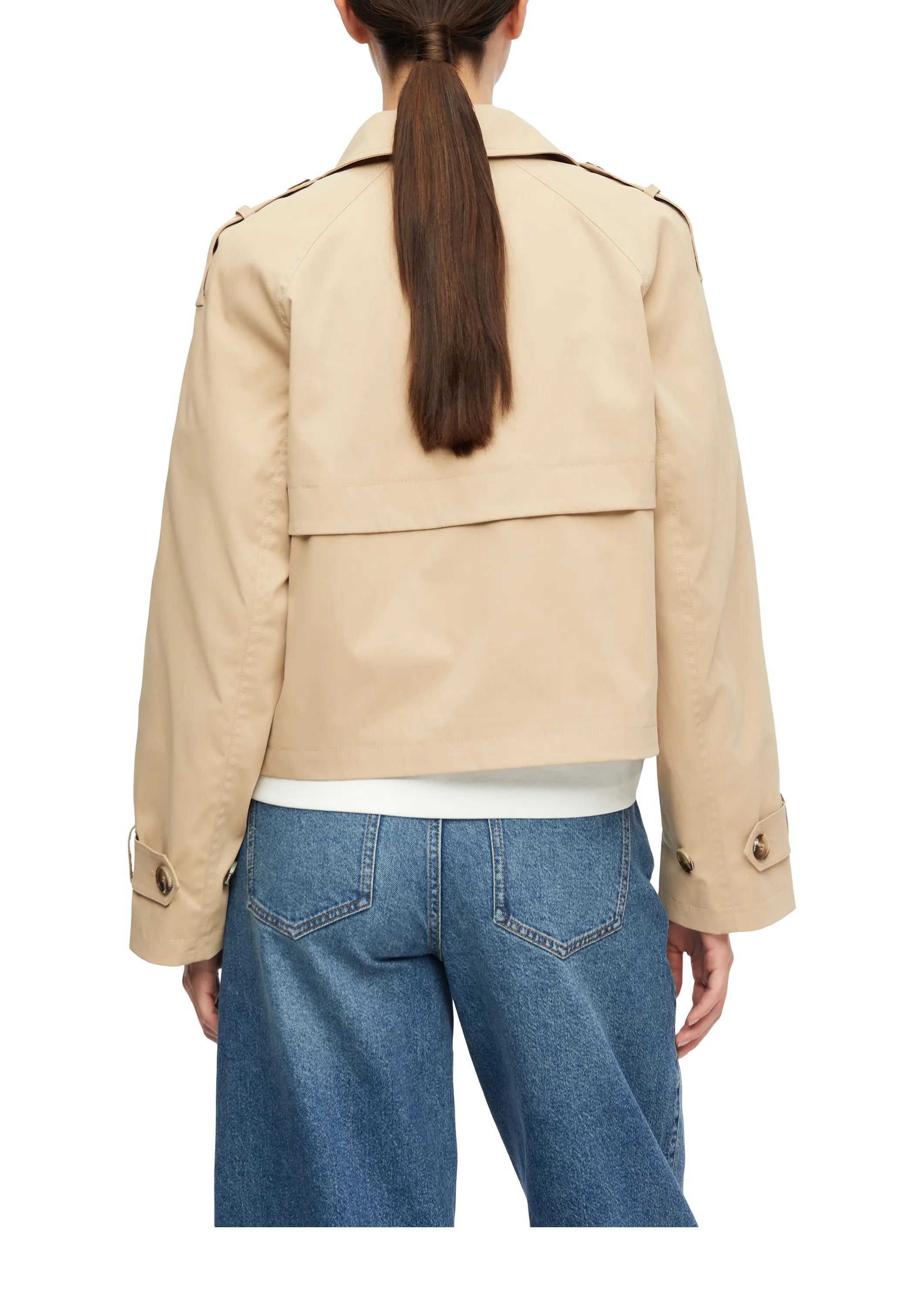 Übergangsjacke mit Reverskragen