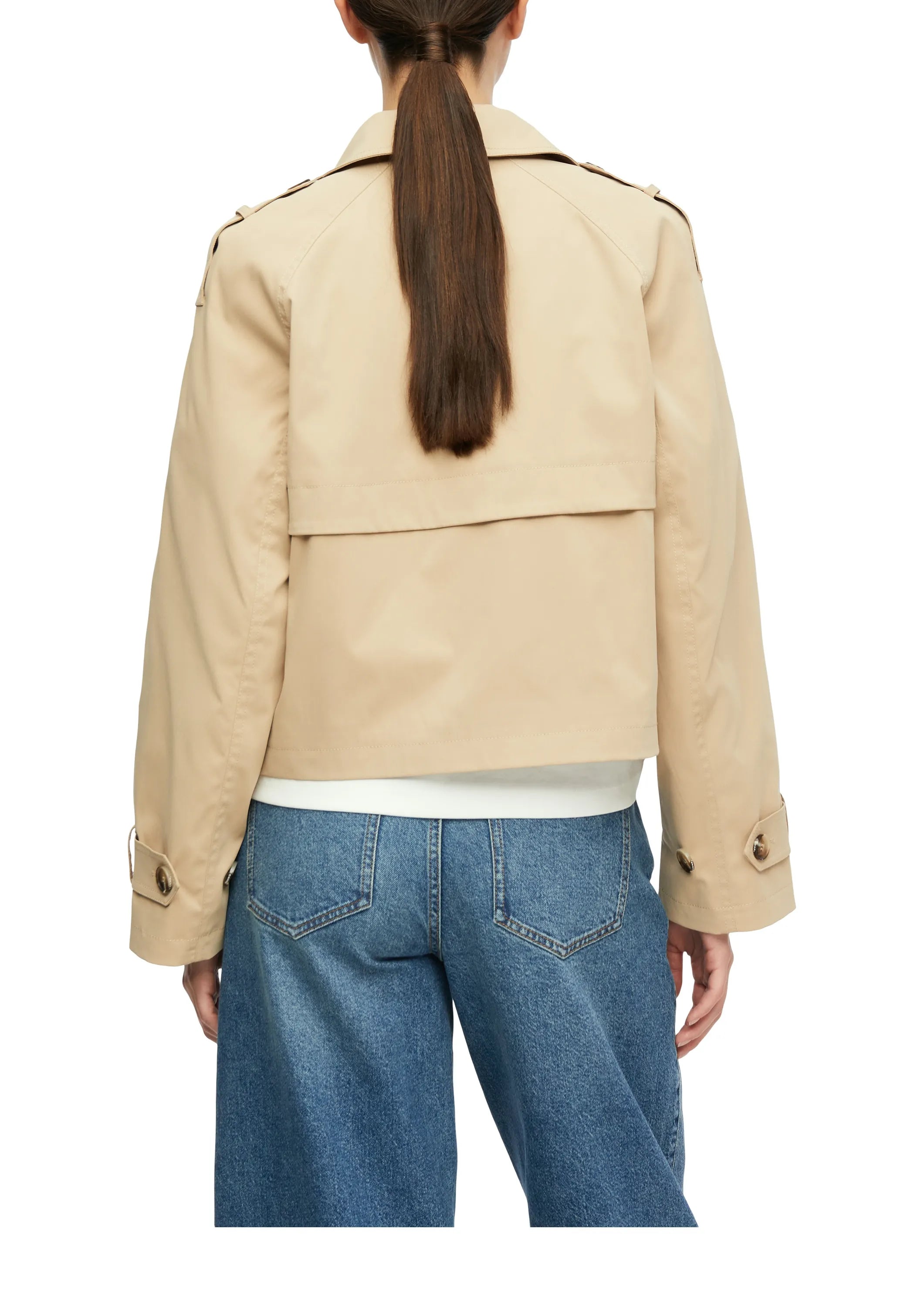 Übergangsjacke mit Reverskragen