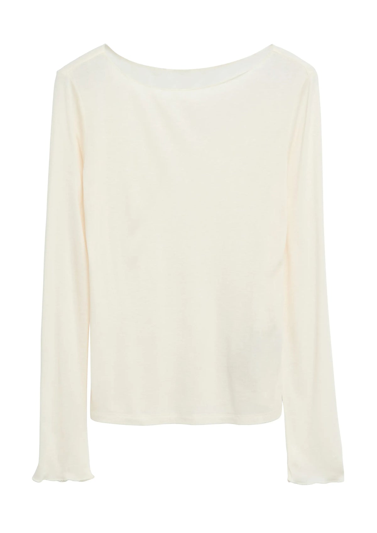 Langarmshirt aus Lyocellmix